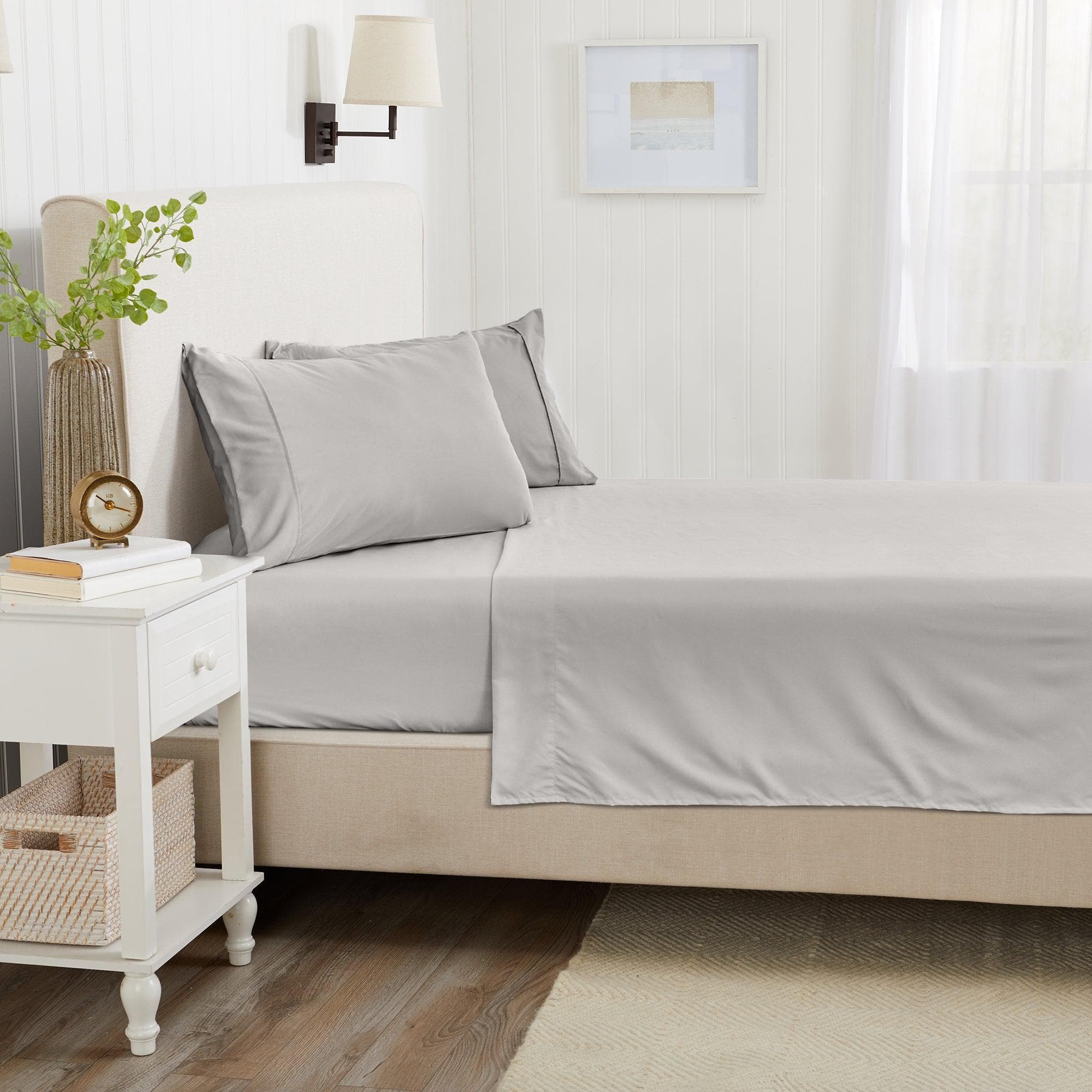 4 Piece Solid Microfiber Sheet - Amara Collection - Image 32