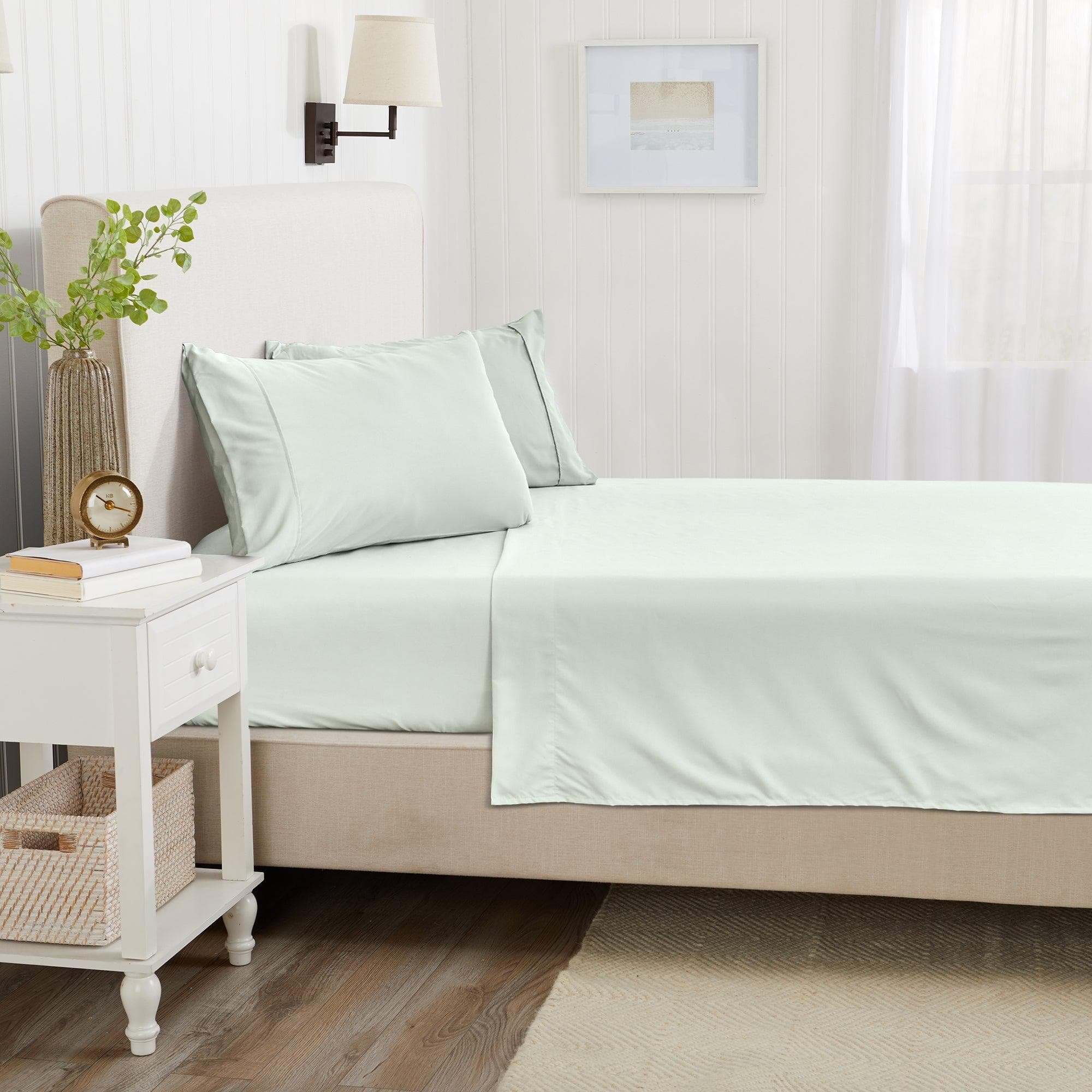 4 Piece Solid Microfiber Sheet - Amara Collection - Image 4