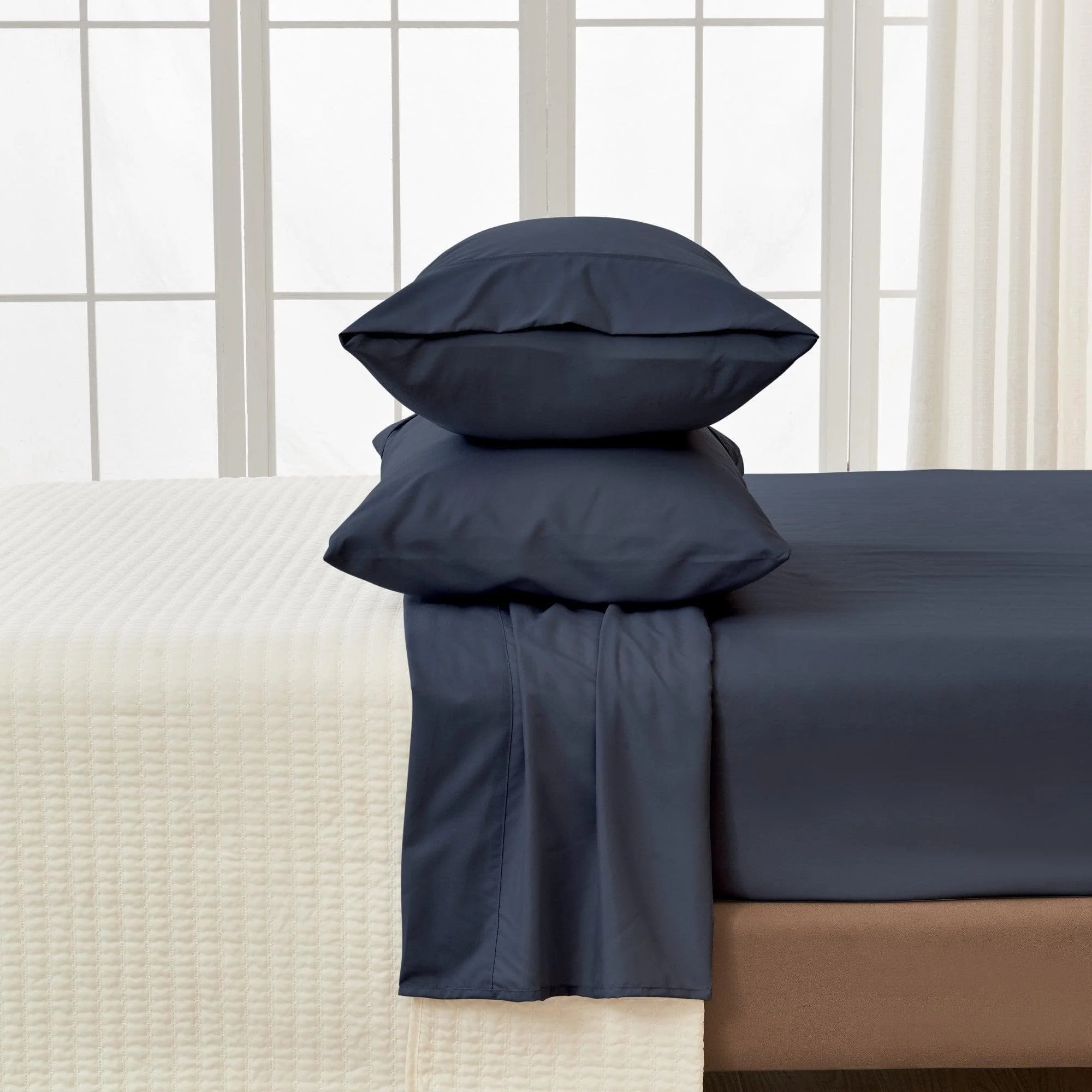 4 Piece Solid Microfiber Sheet - Amara Collection - Image 41