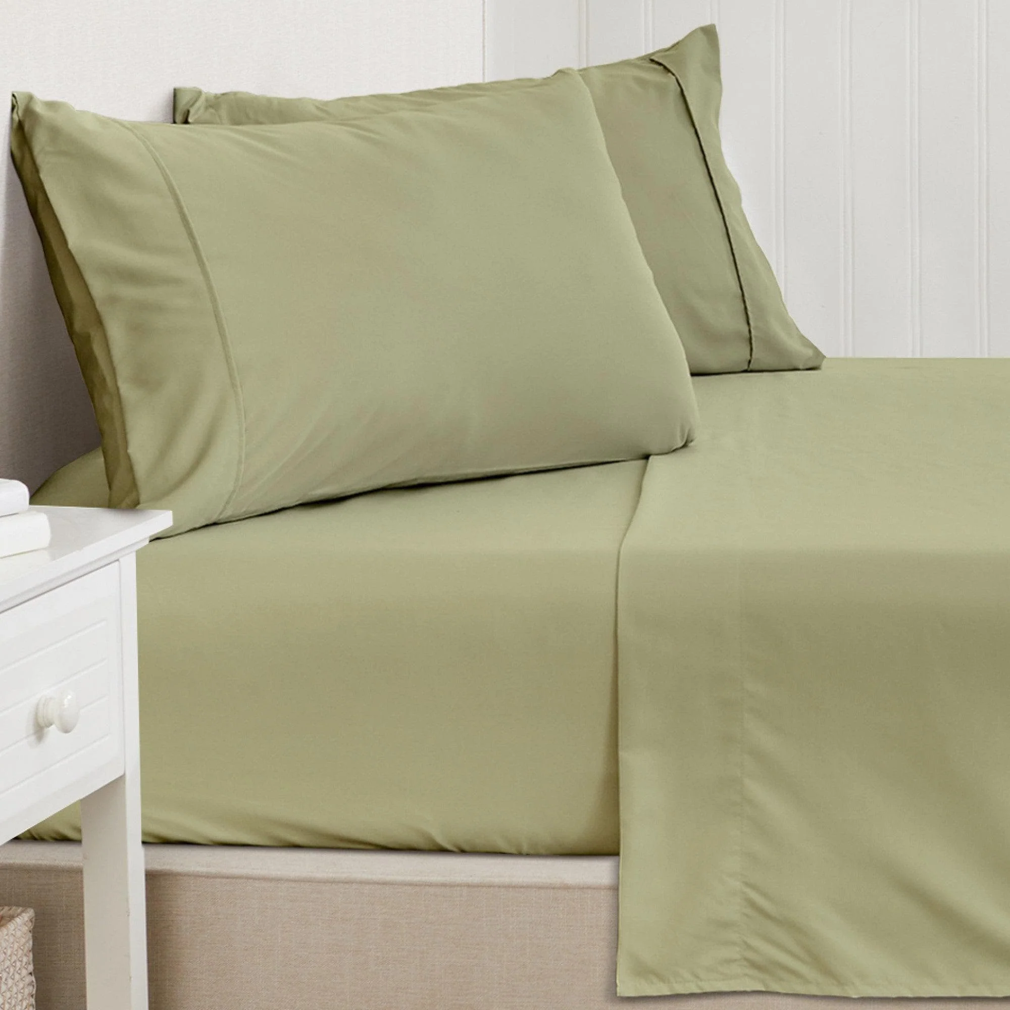 4 Piece Solid Microfiber Sheet - Amara Collection - Image 53
