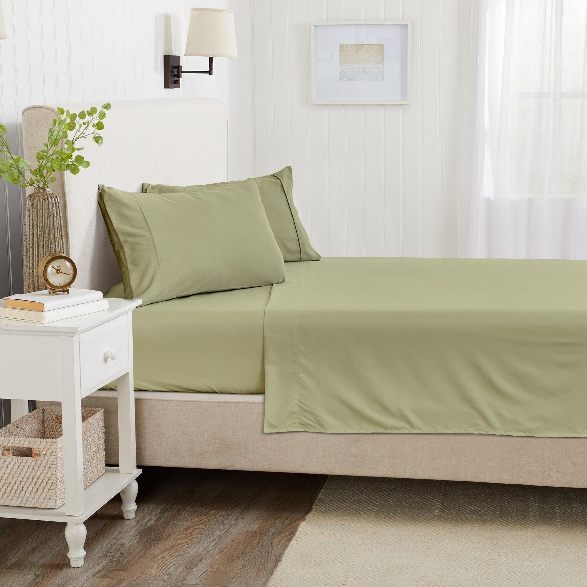 4 Piece Solid Microfiber Sheet - Amara Collection - Image 54