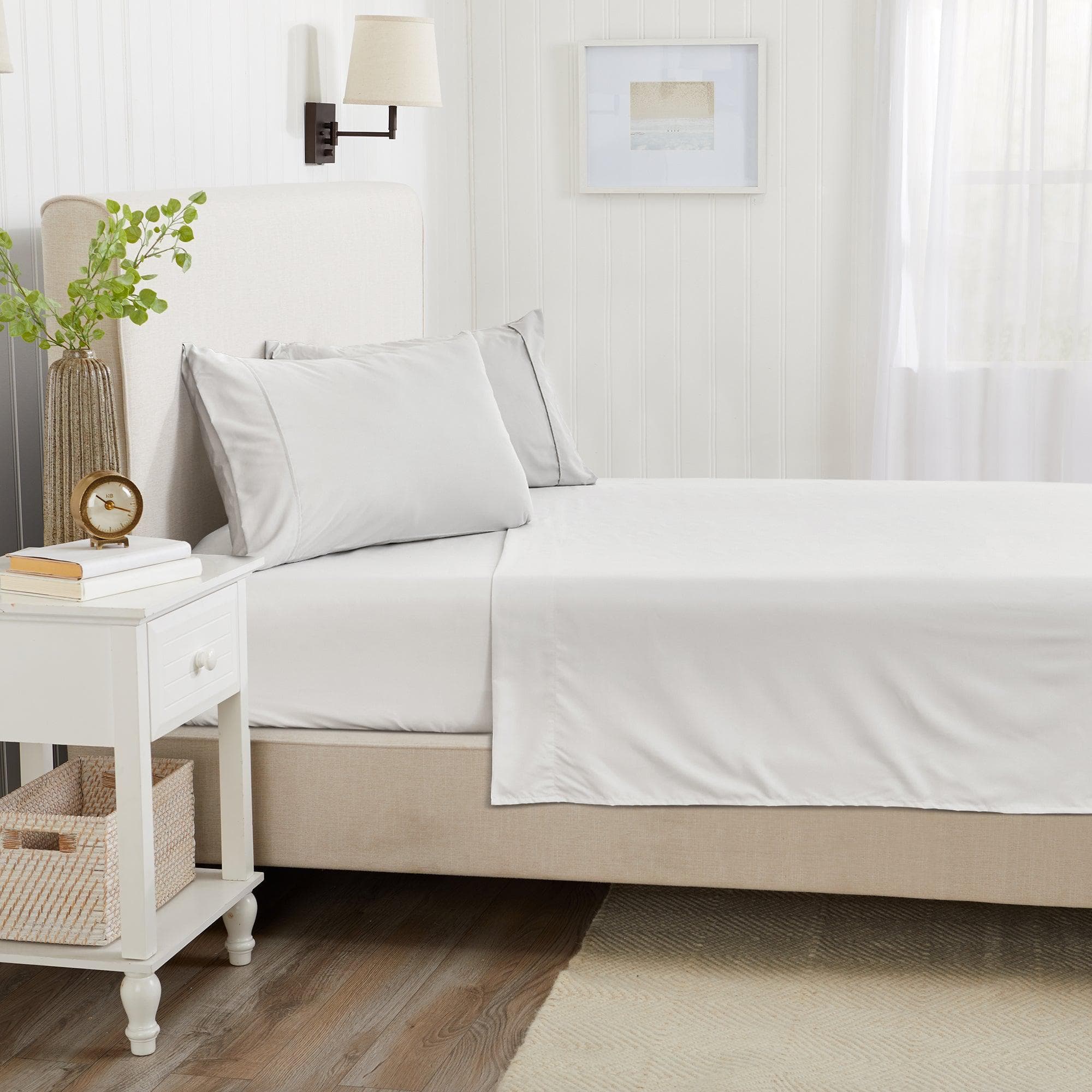 4 Piece Solid Microfiber Sheet - Amara Collection - Image 60