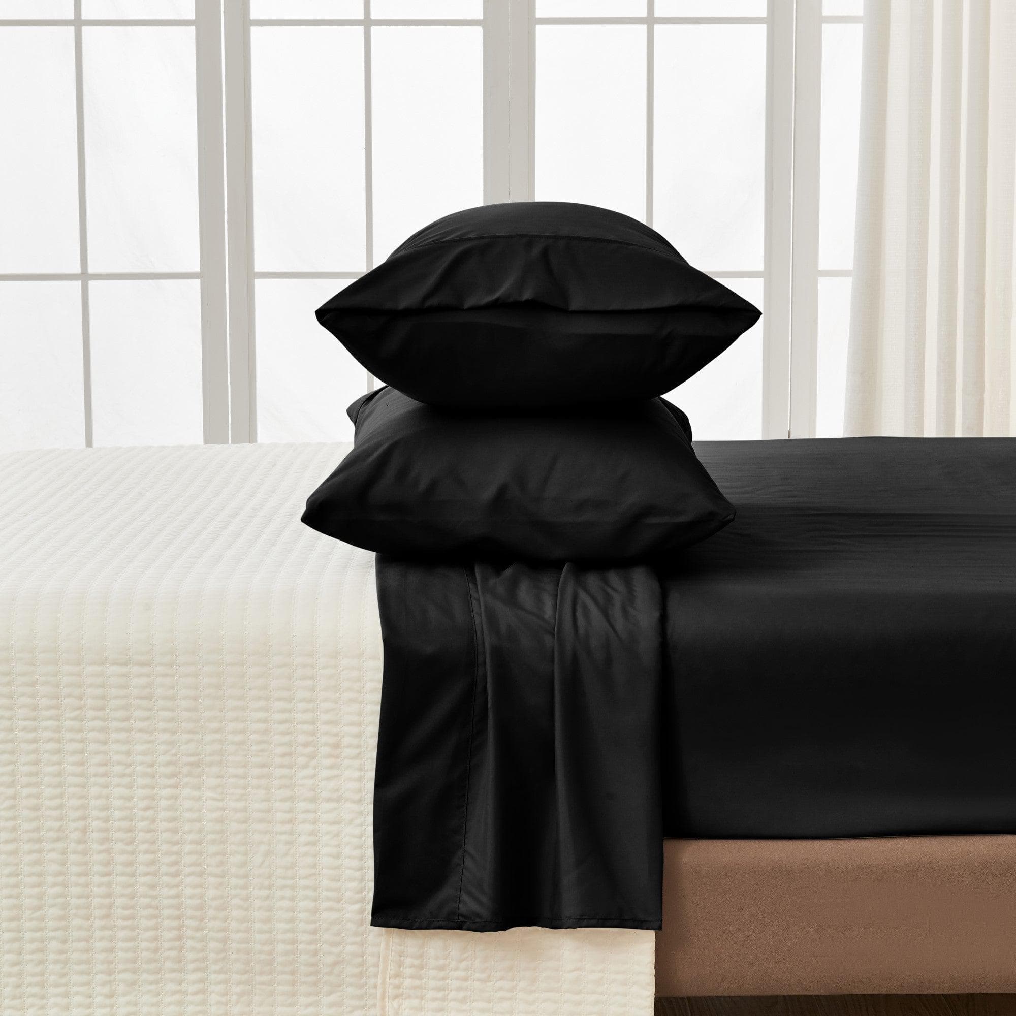 4 Piece Solid Microfiber Sheet - Amara Collection - Image 7