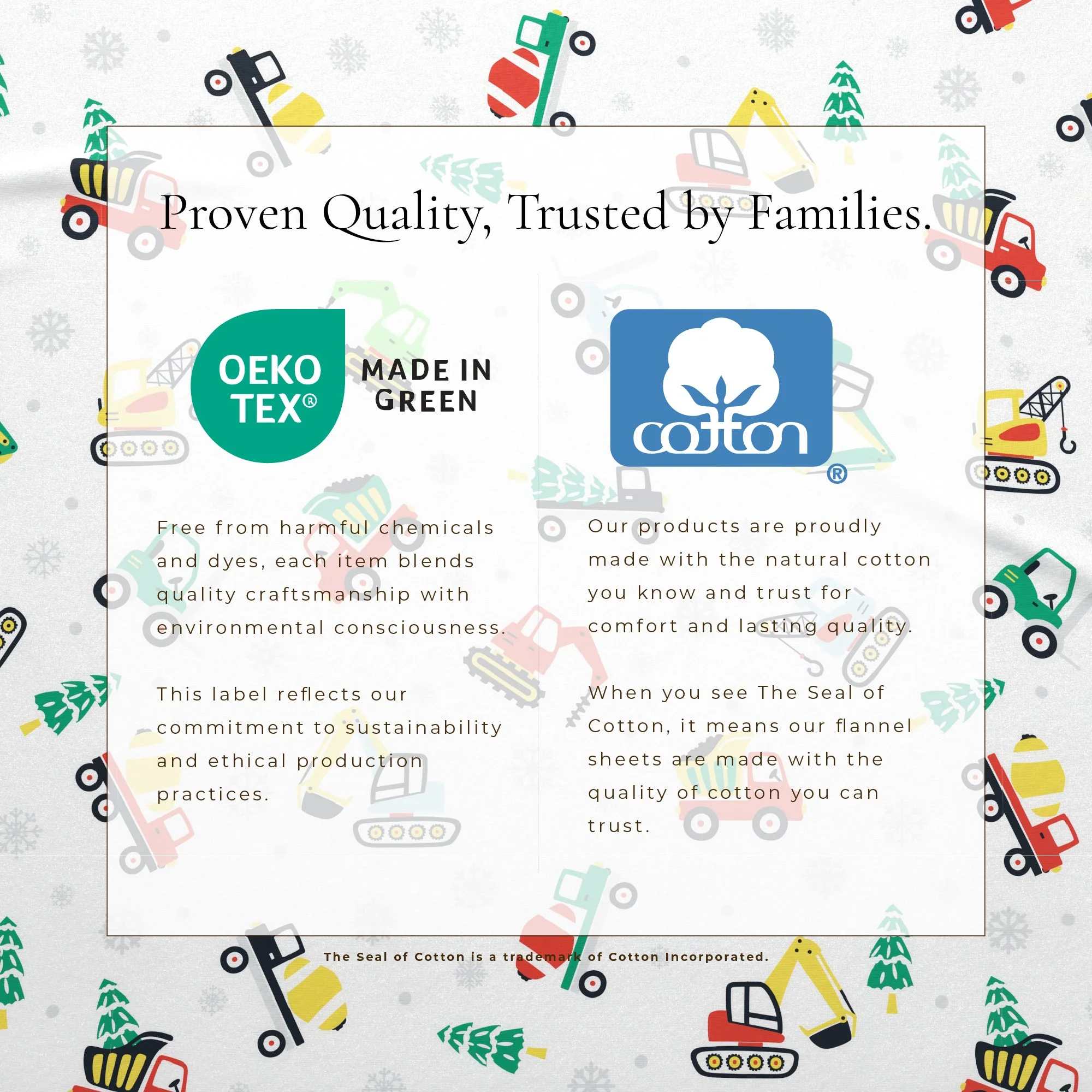 4-Piece Turkish Cotton Christmas Flannel Sheet - Whittaker Collection - Image 37