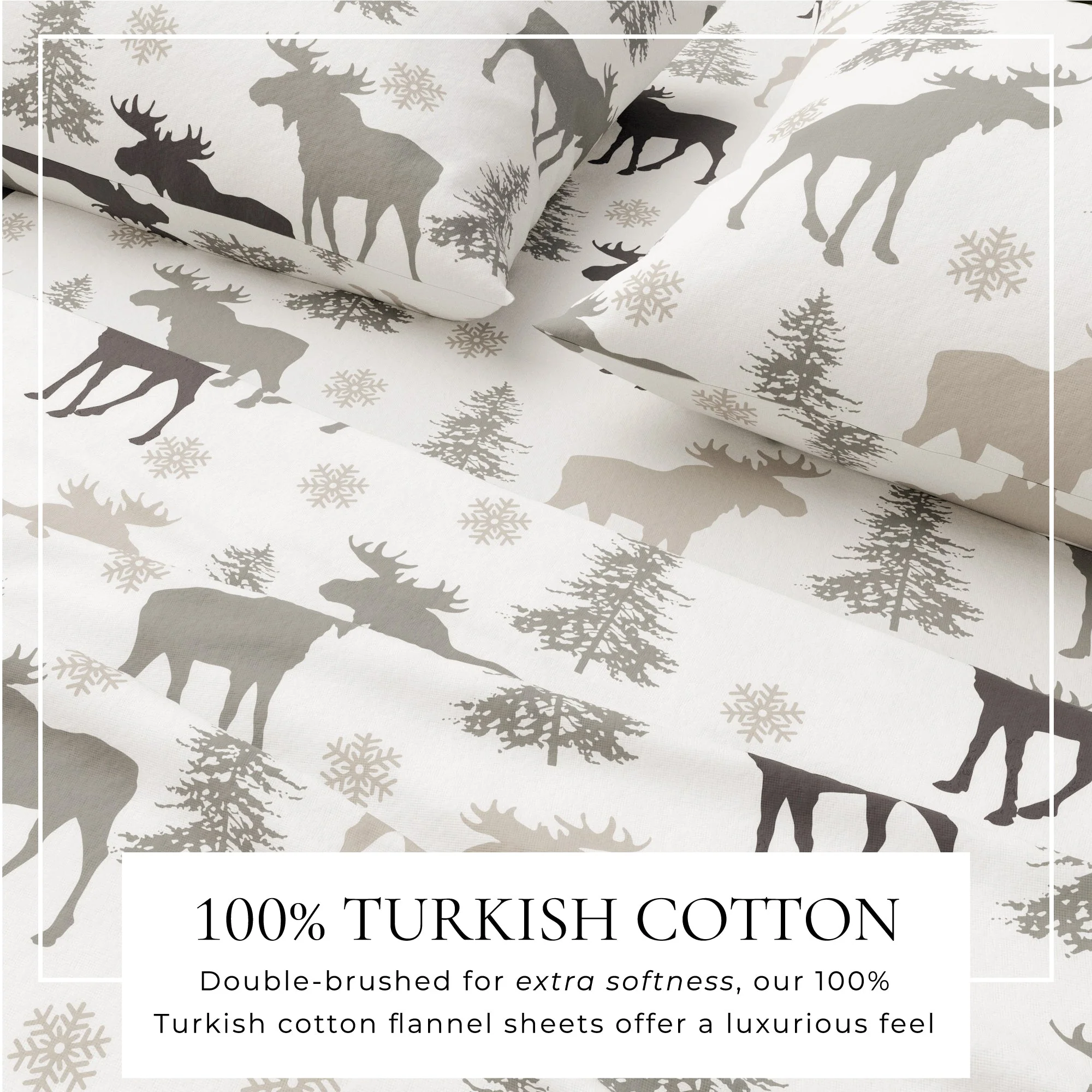 4-Piece Turkish Cotton Flannel Sheet - Stratton Collection - Image 37