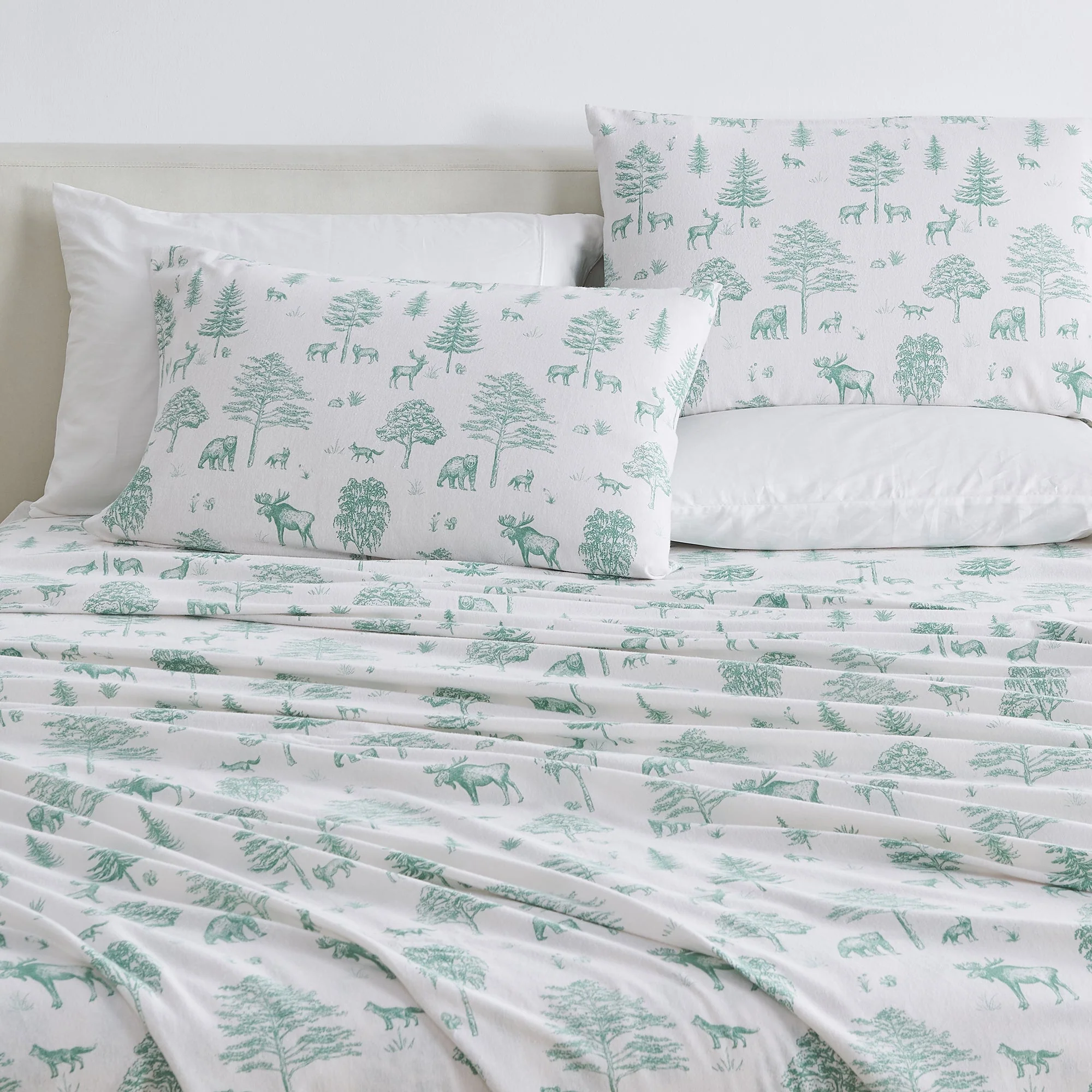 4-Piece Turkish Cotton Flannel Sheet - Stratton Collection - Image 8