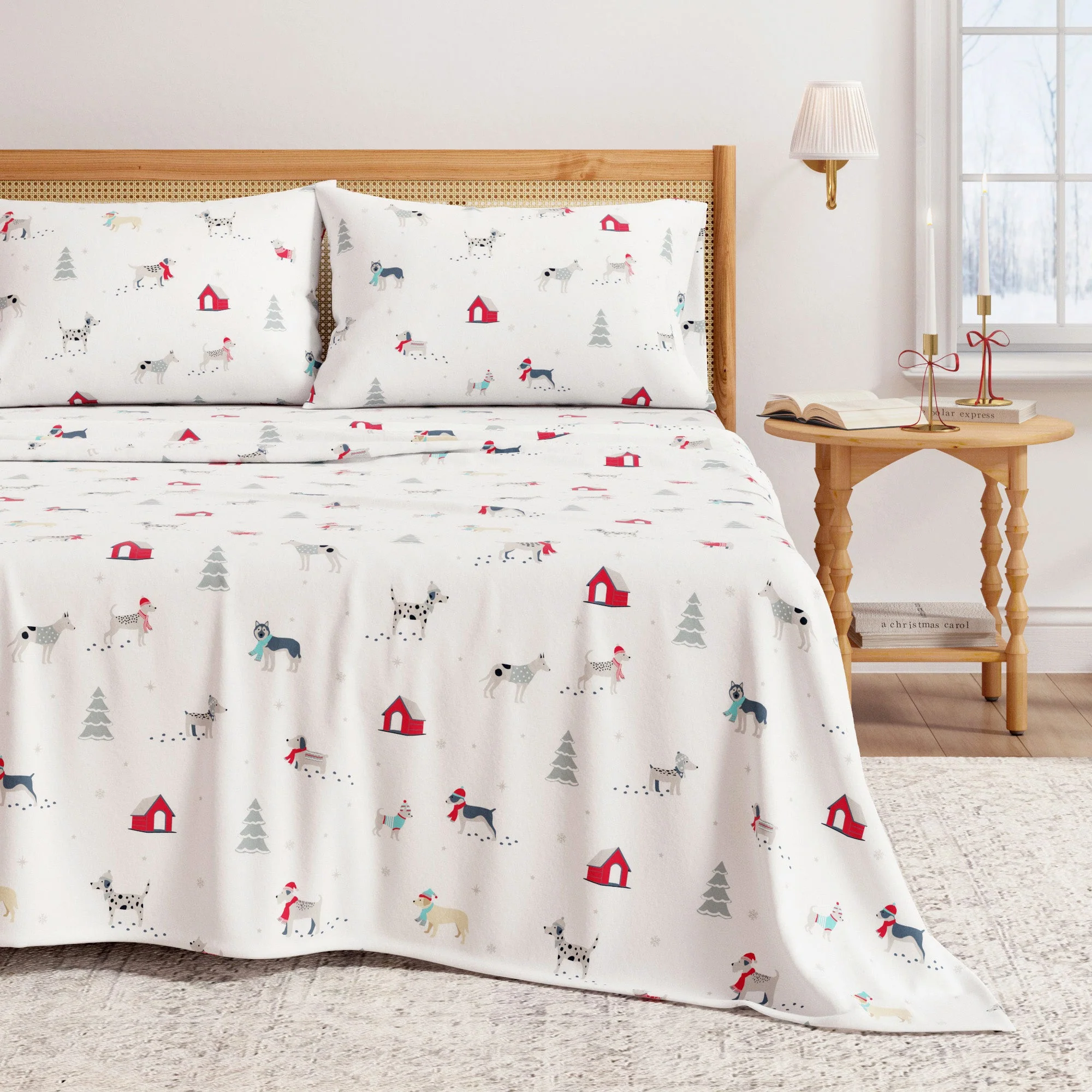 4-Piece Turkish Cotton Flannel Sheet - Whittaker Collection - Image 29