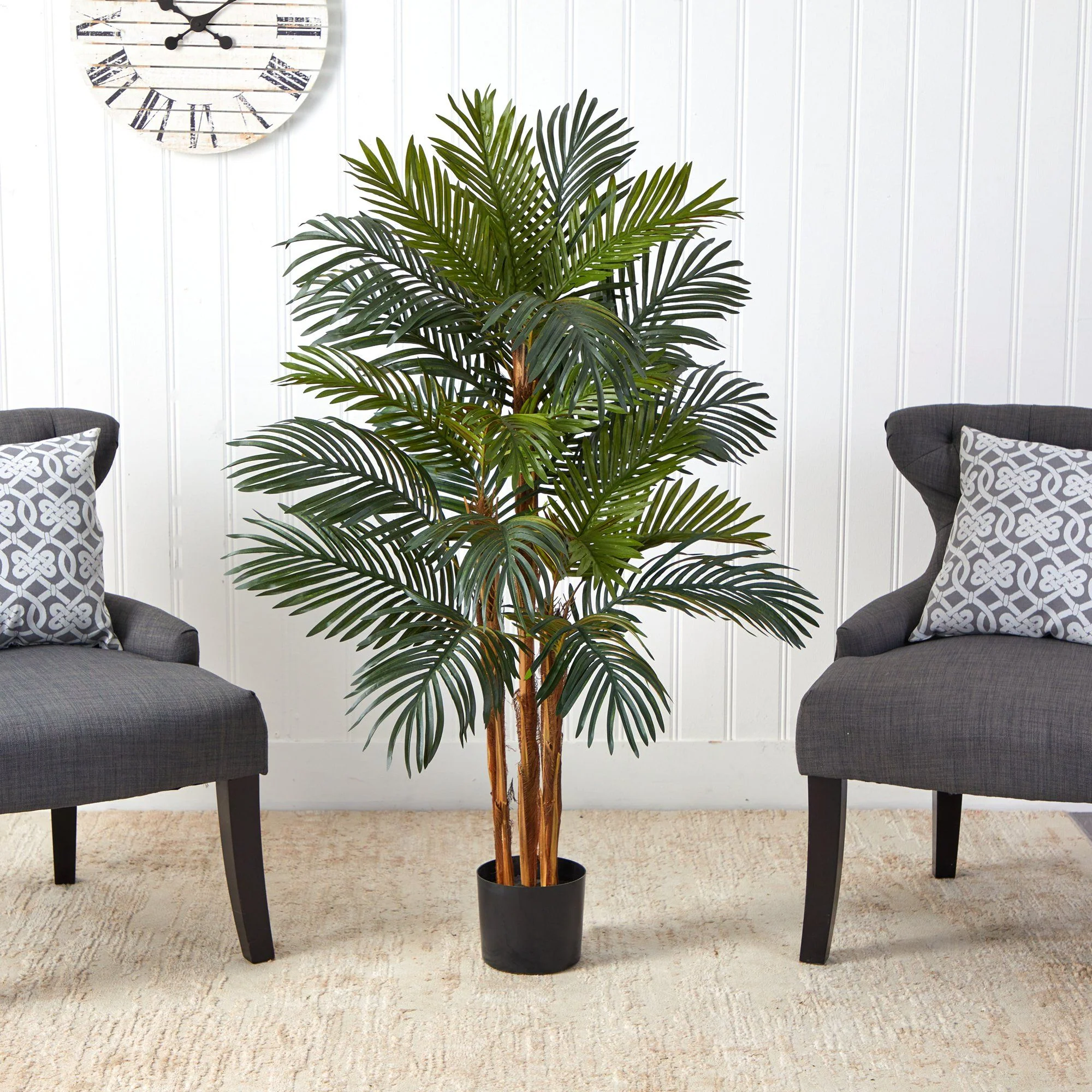 4’ Robellini Palm Artificial Tree - Image 3