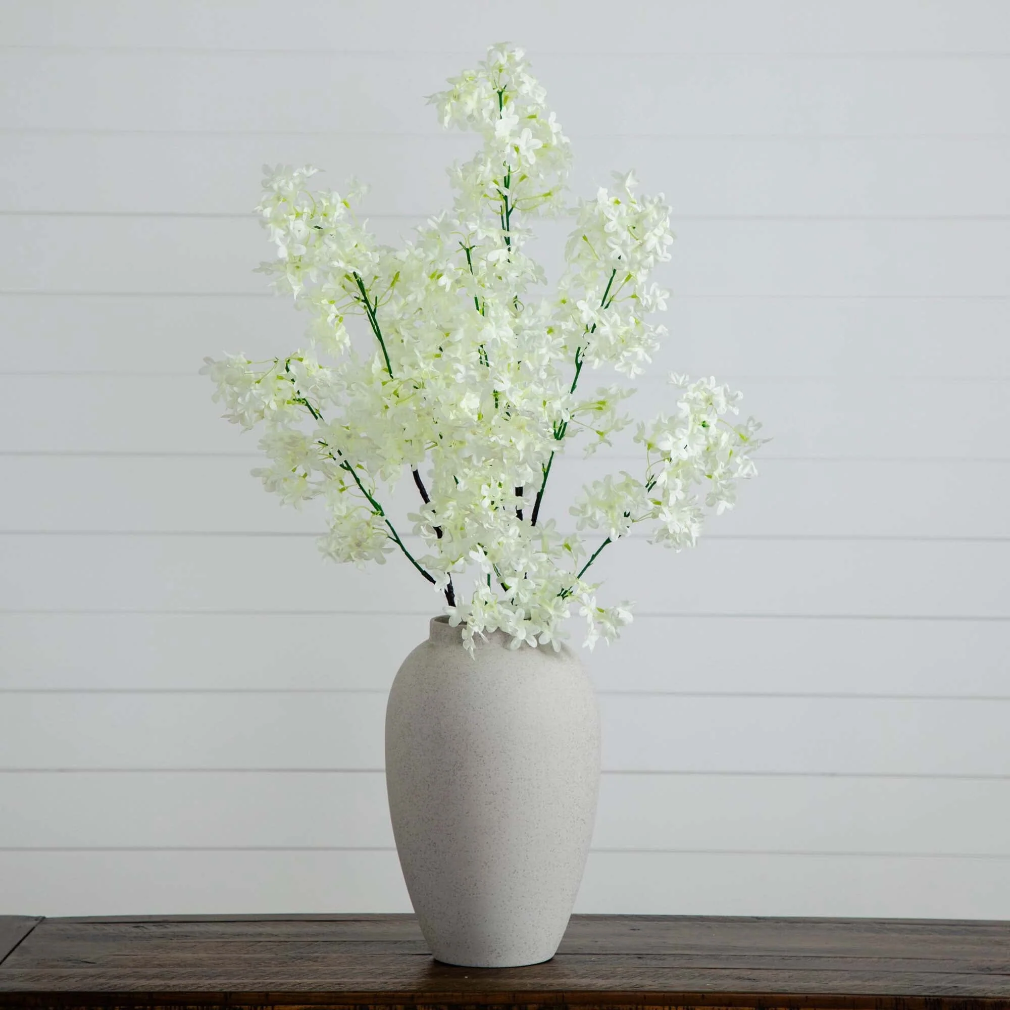 47" Artificial Cherry Blossom Flower - Set of 3 - Image 3