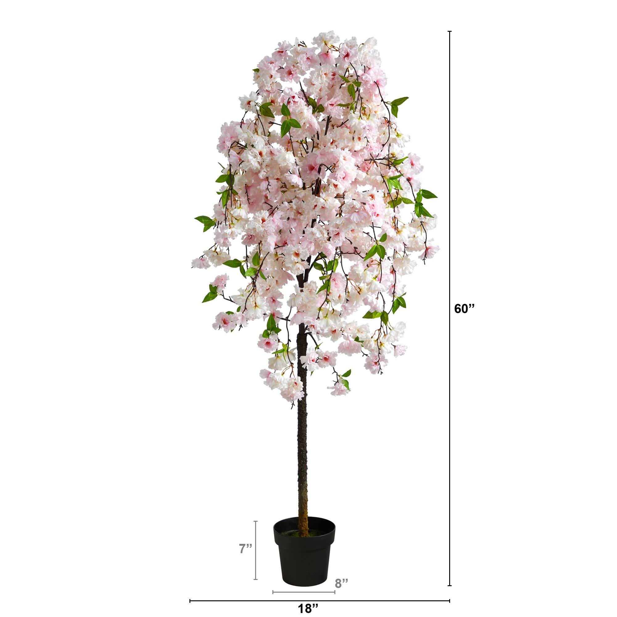 5' Artificial Cherry Blossom Tree - Image 2