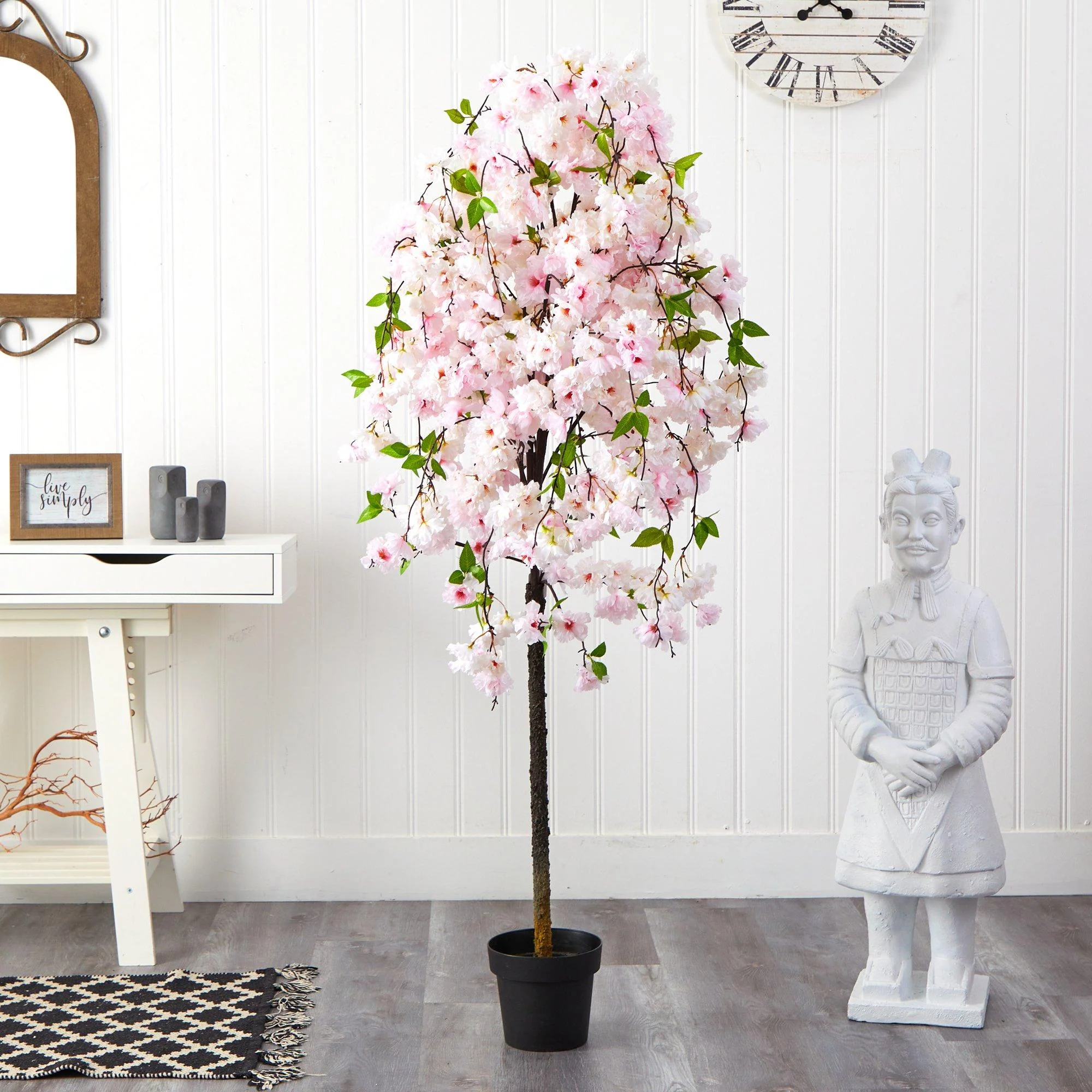 5' Artificial Cherry Blossom Tree - Image 3