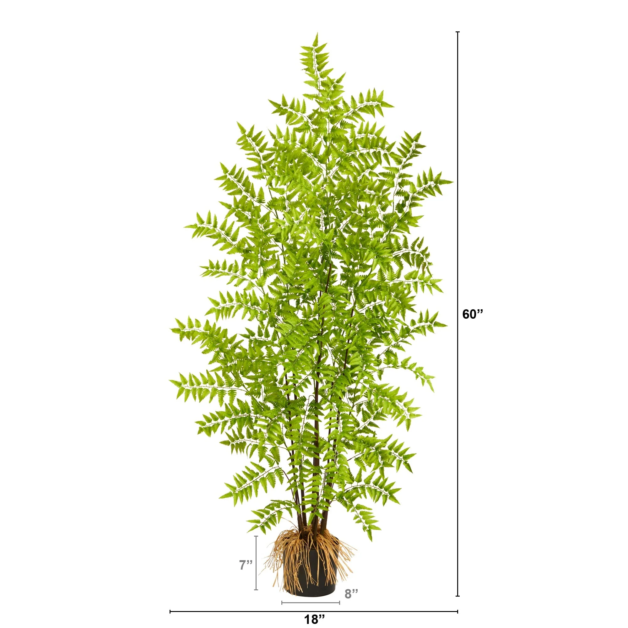 5’ Bracken Fern Artificial Tree - Image 2