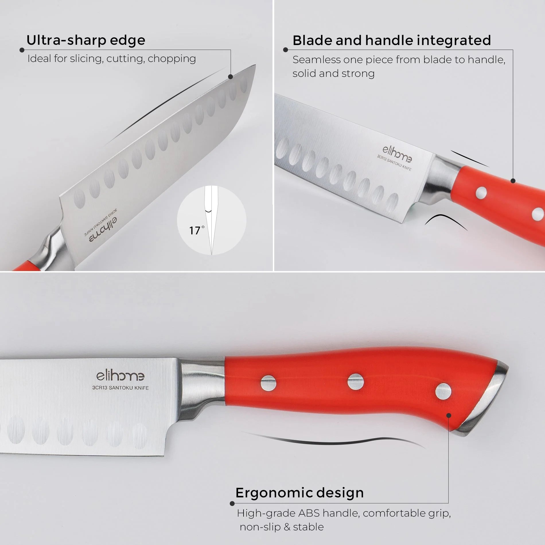 5 Piece Professional Kitchen Knife Set - Image 9