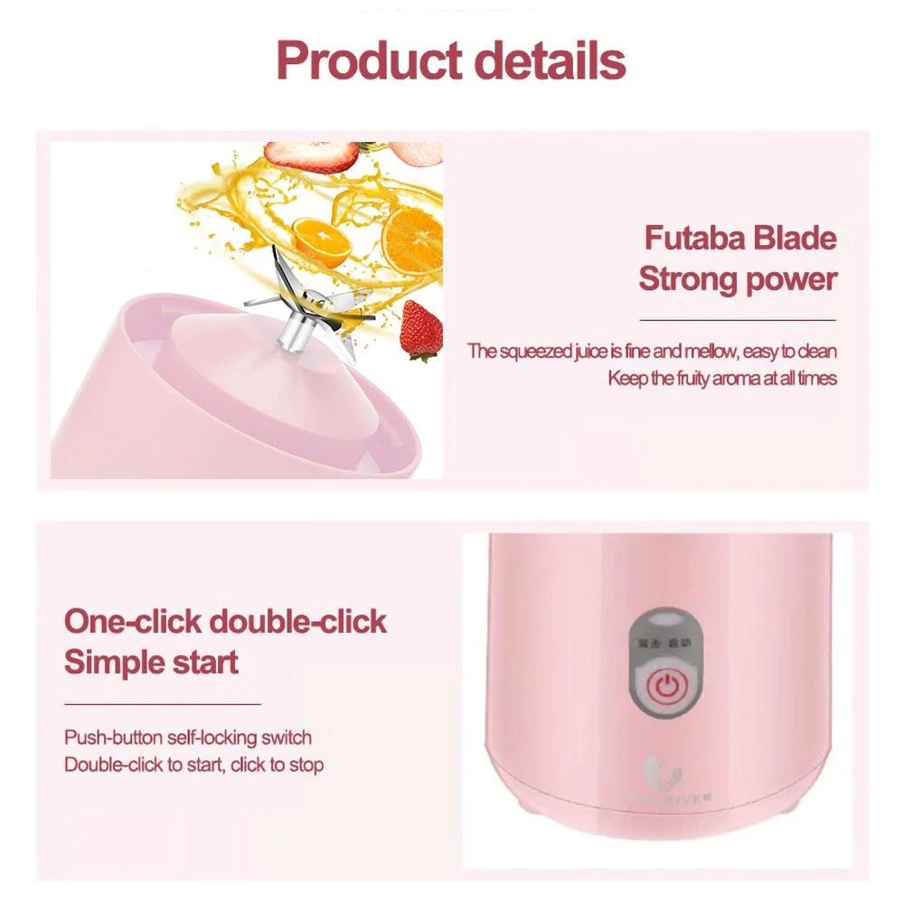 500Ml Portable Blender-Mixer - Image 4