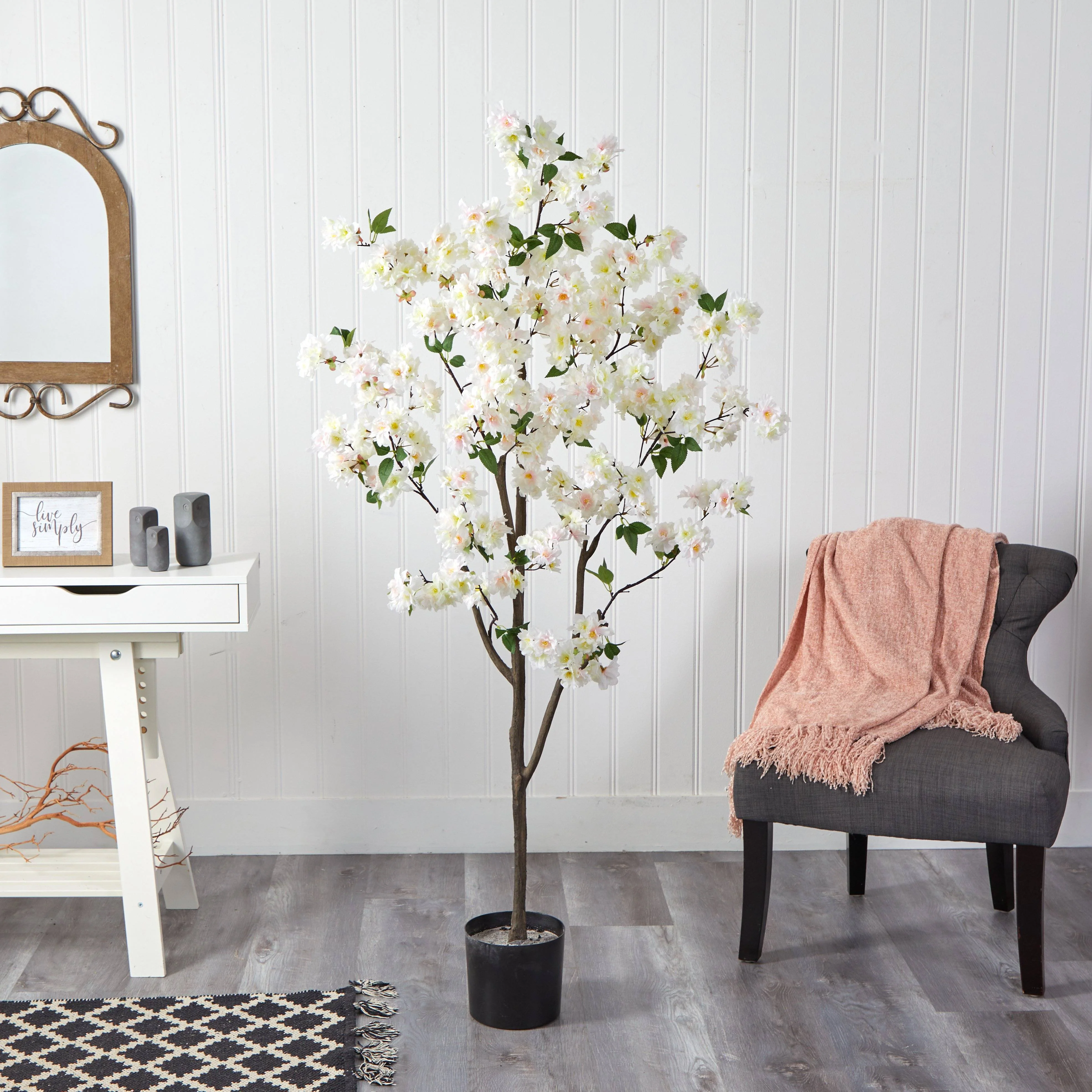 6’ Cherry Blossom Artificial Tree - Image 8