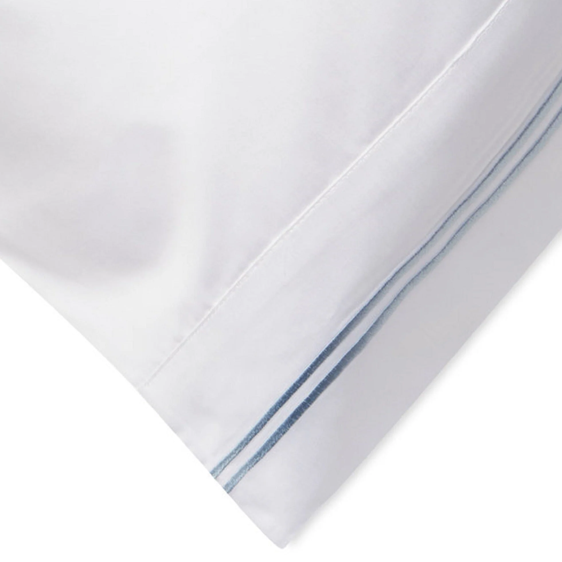 600 Thread Count Double Stripe Embroidered Pillowcases - Image 4