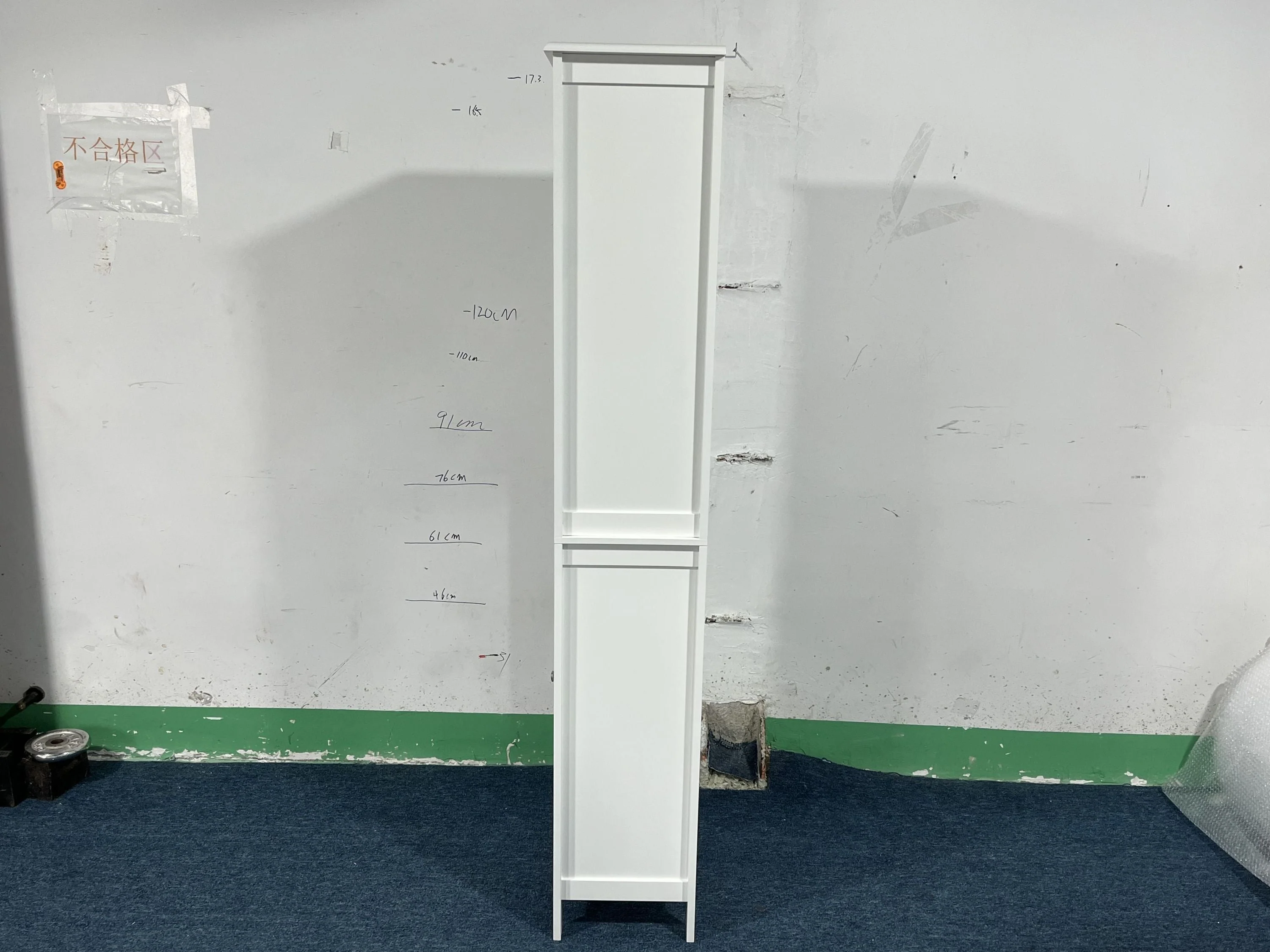 66.92' Tall Bathroom Storage Cabinet with Adjustable Shelves, White - Image 18