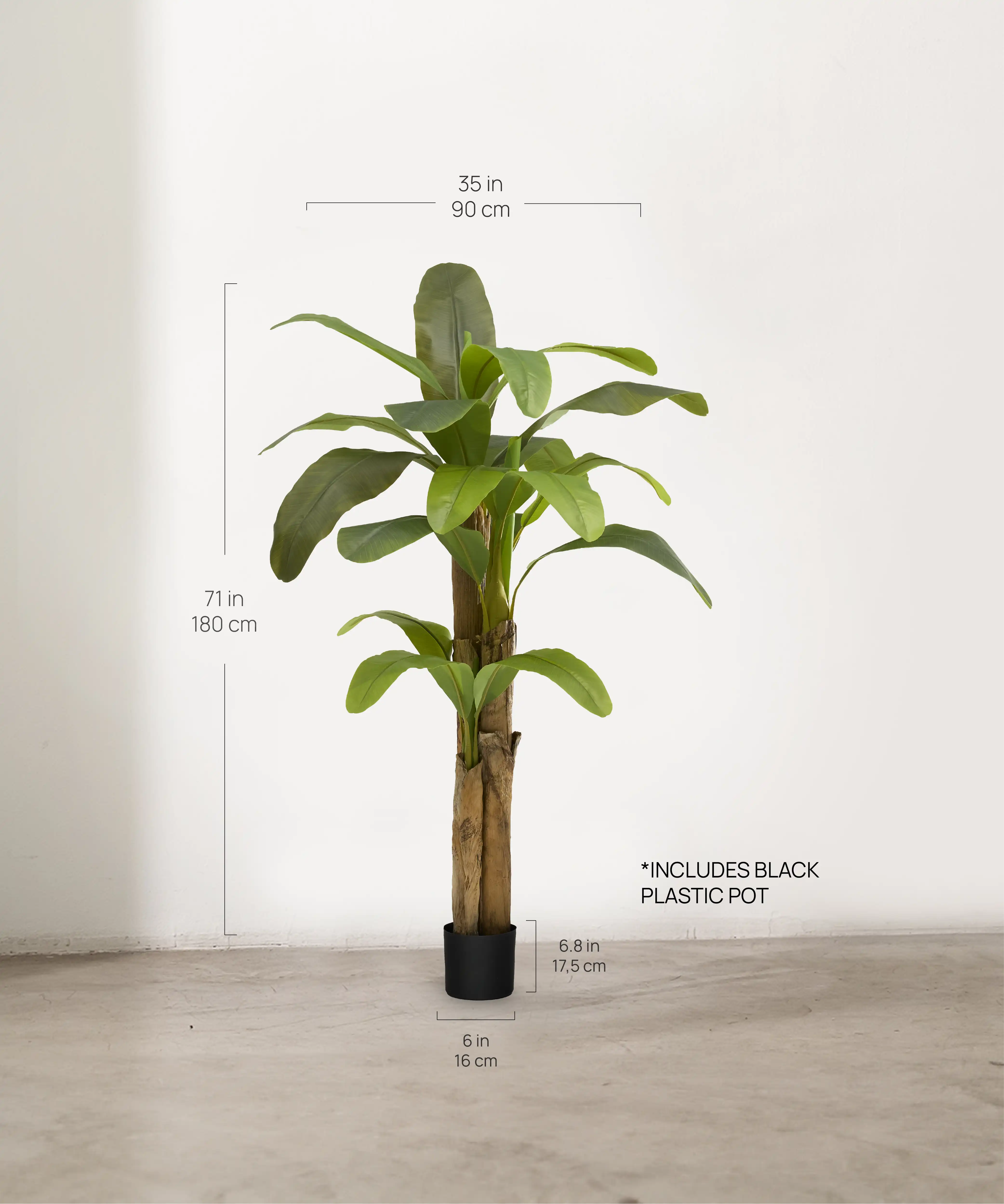 6ft Artificial Banana Tree - Image 4