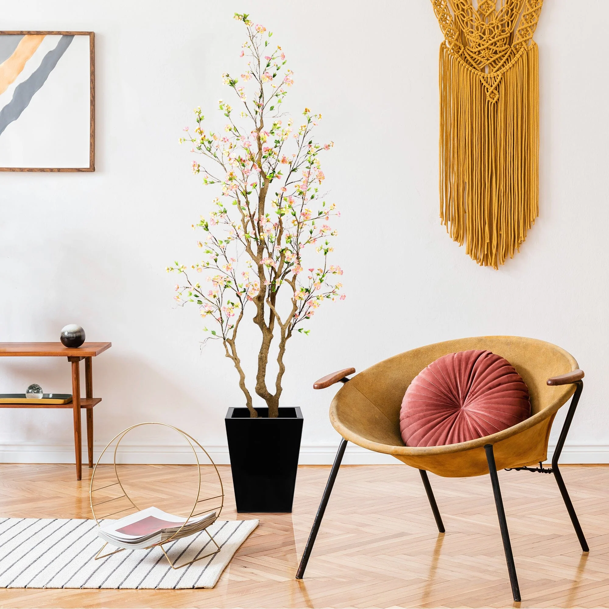 7.5’ Cherry Blossom Artificial Tree - Image 4