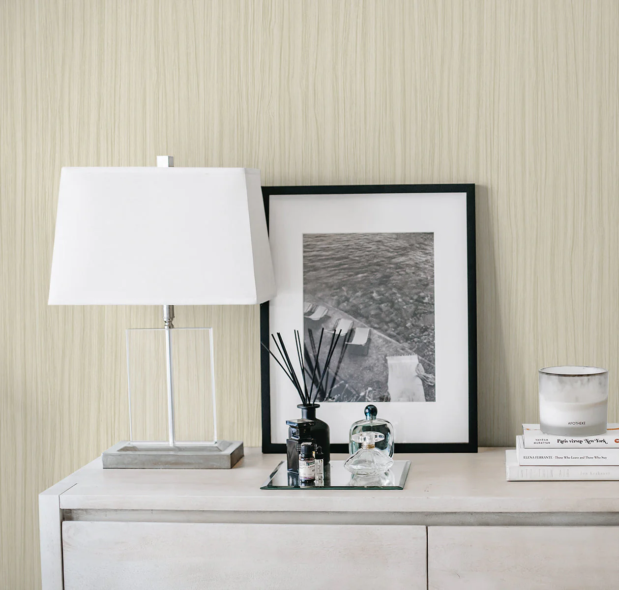 A Lot More Textures Salo Faux Stria Embossed Vinyl Unpasted Wallpaper - Image 7
