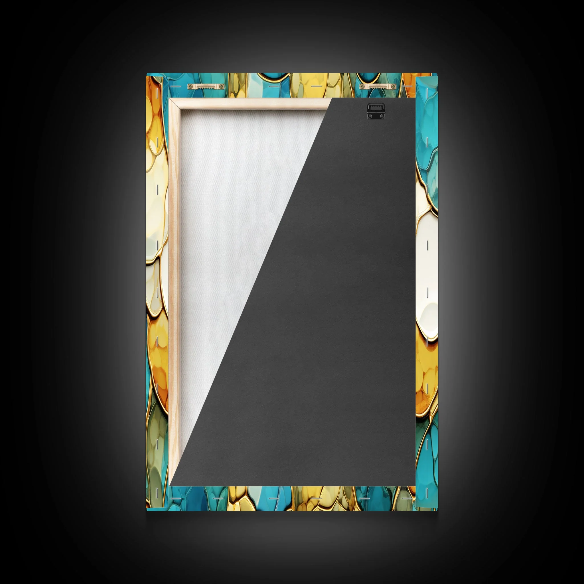 Abstract Art Print, Canvas Print, 3 Piece Wall Art - Image 9