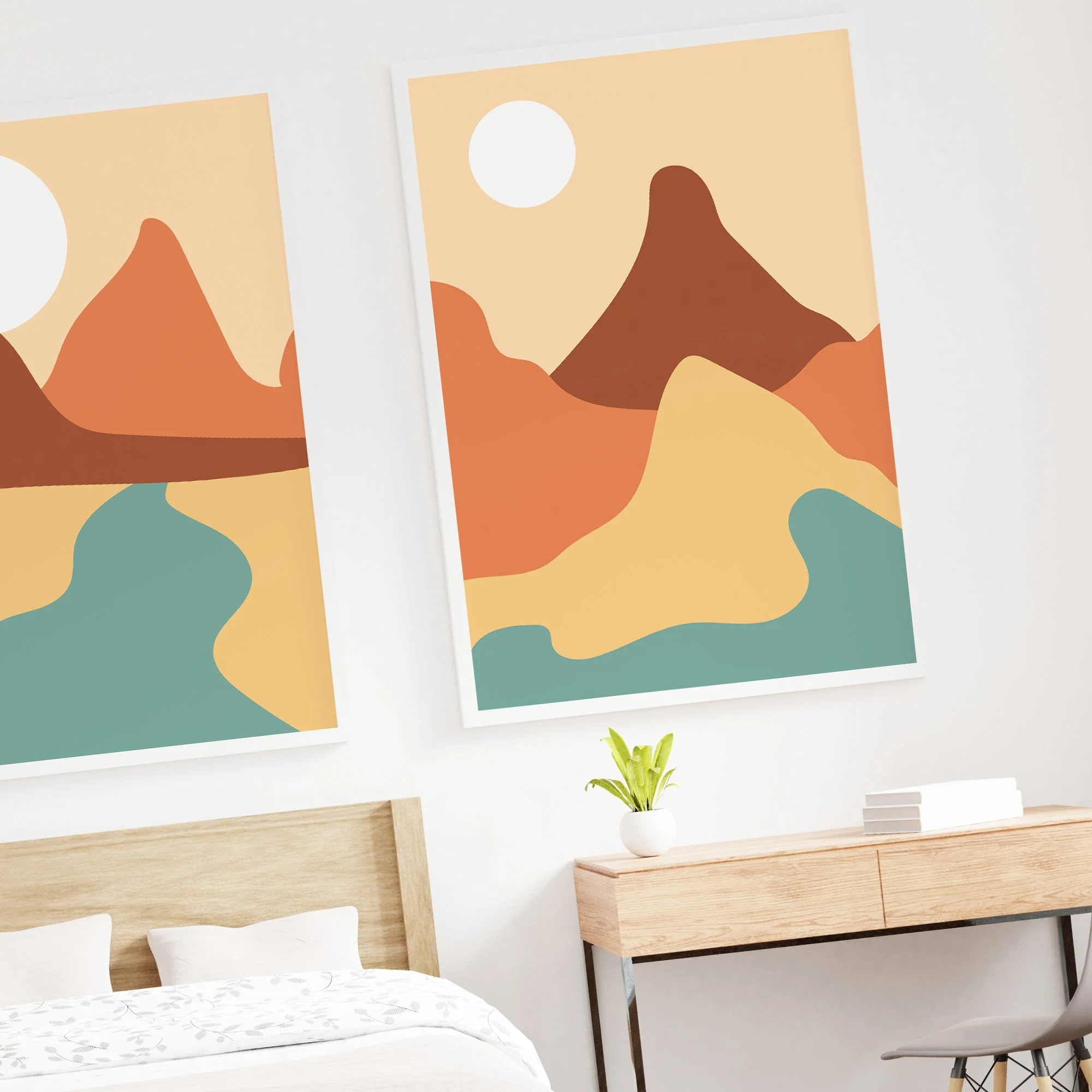 Abstract Canyon Art Poster - Image 4