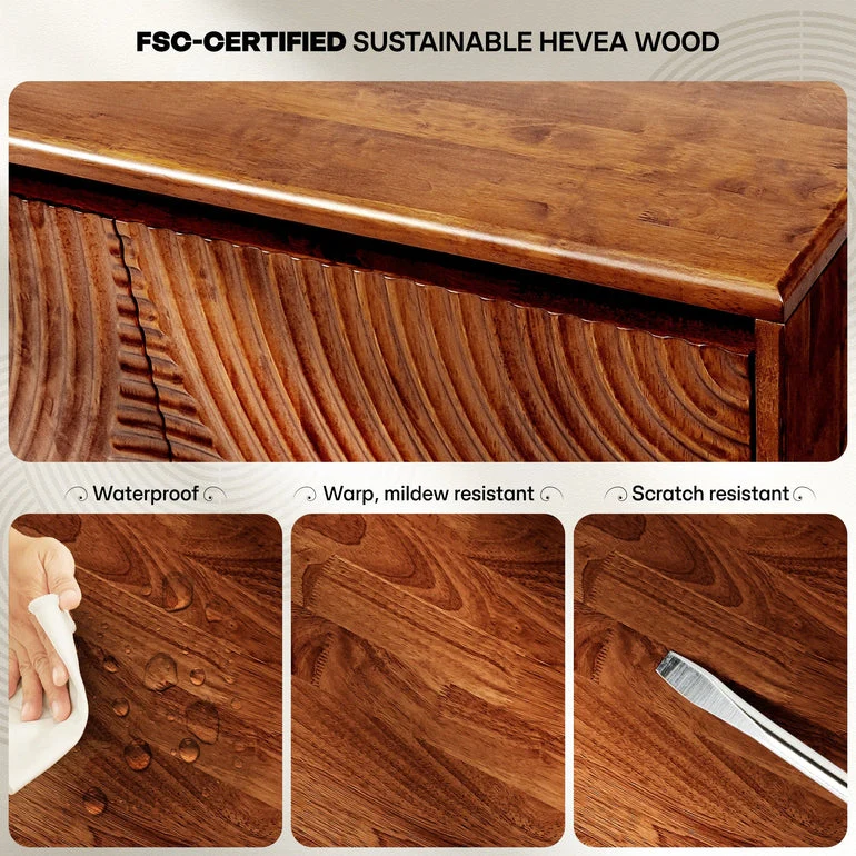 Acacia Harmony TV Stand with Storage - Image 15