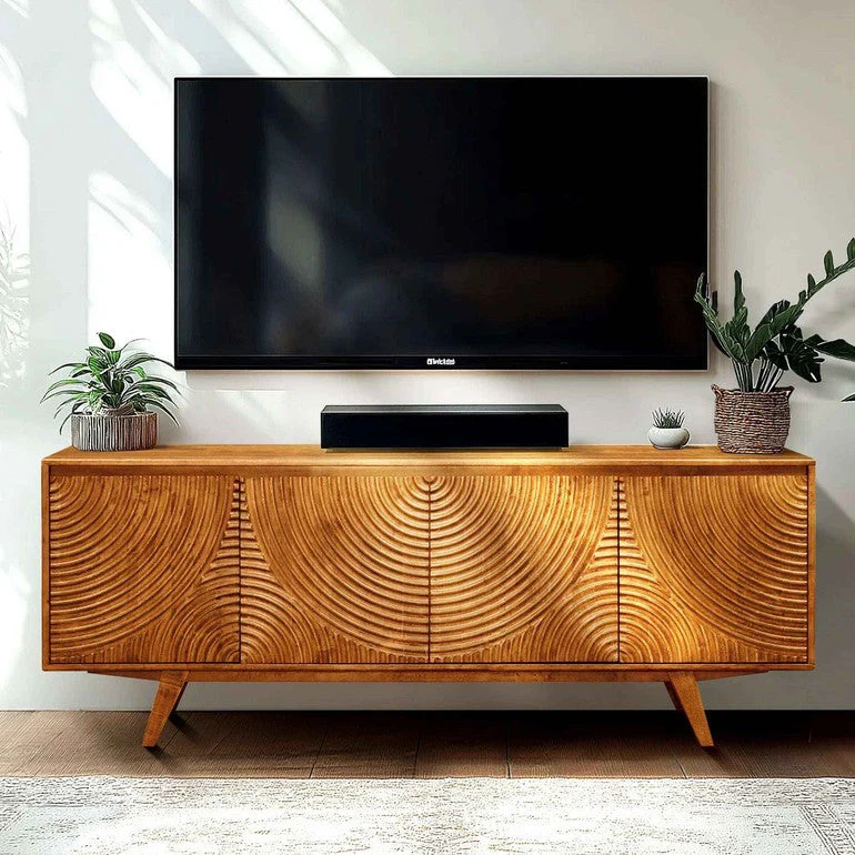Acacia Harmony TV Stand with Storage - Image 19