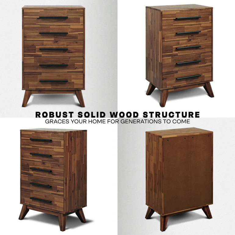 Acacia Linea Solid Wood Dresser - Image 10