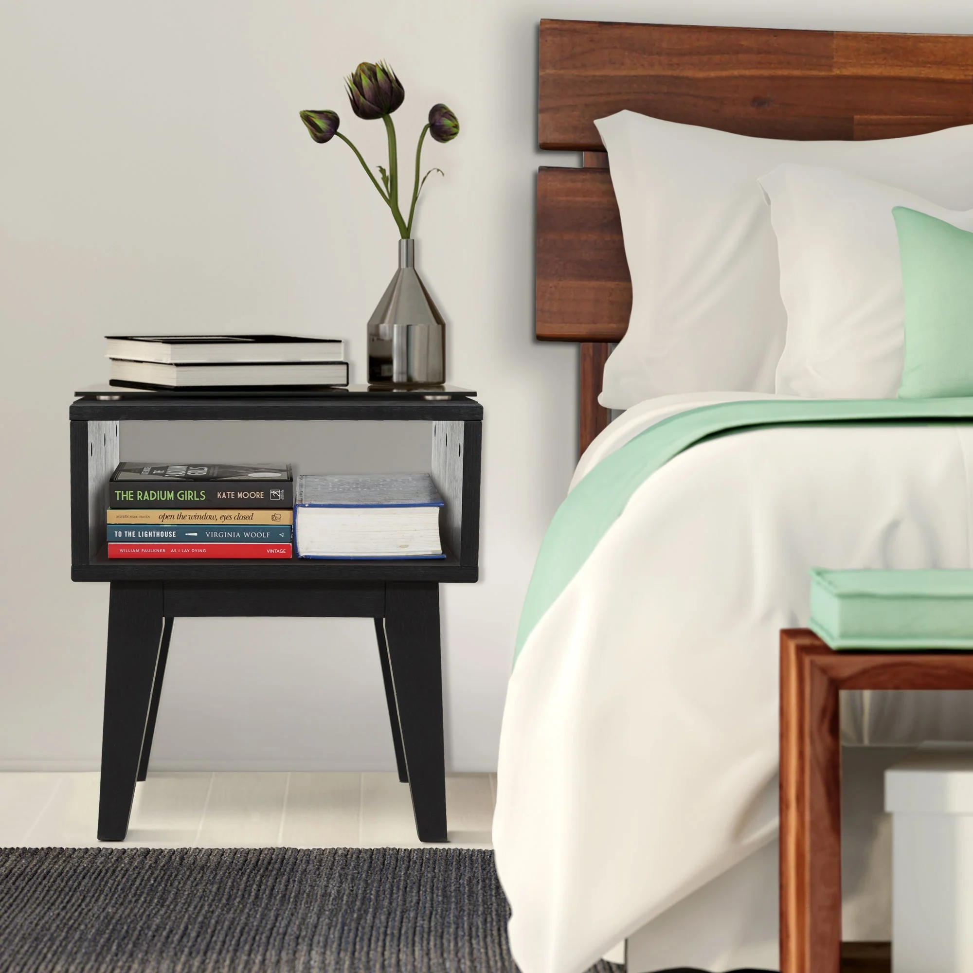 Acacia Serena Solid Wood Nightstand - Image 10