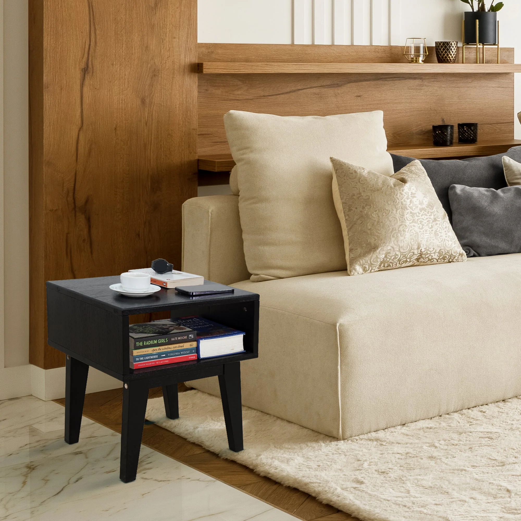 Acacia Serena Solid Wood Nightstand - Image 14