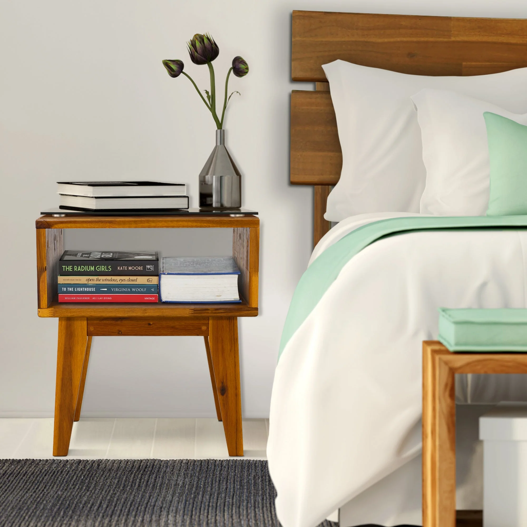 Acacia Serena Solid Wood Nightstand - Image 16