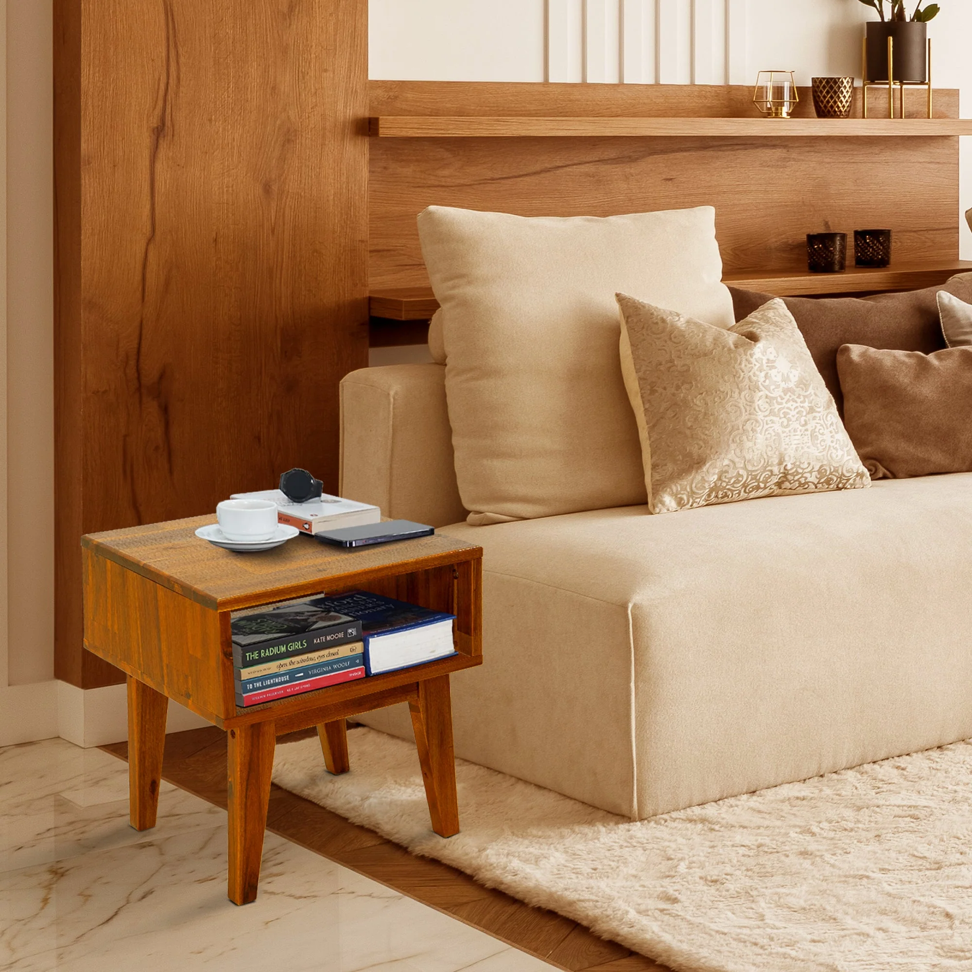 Acacia Serena Solid Wood Nightstand - Image 20