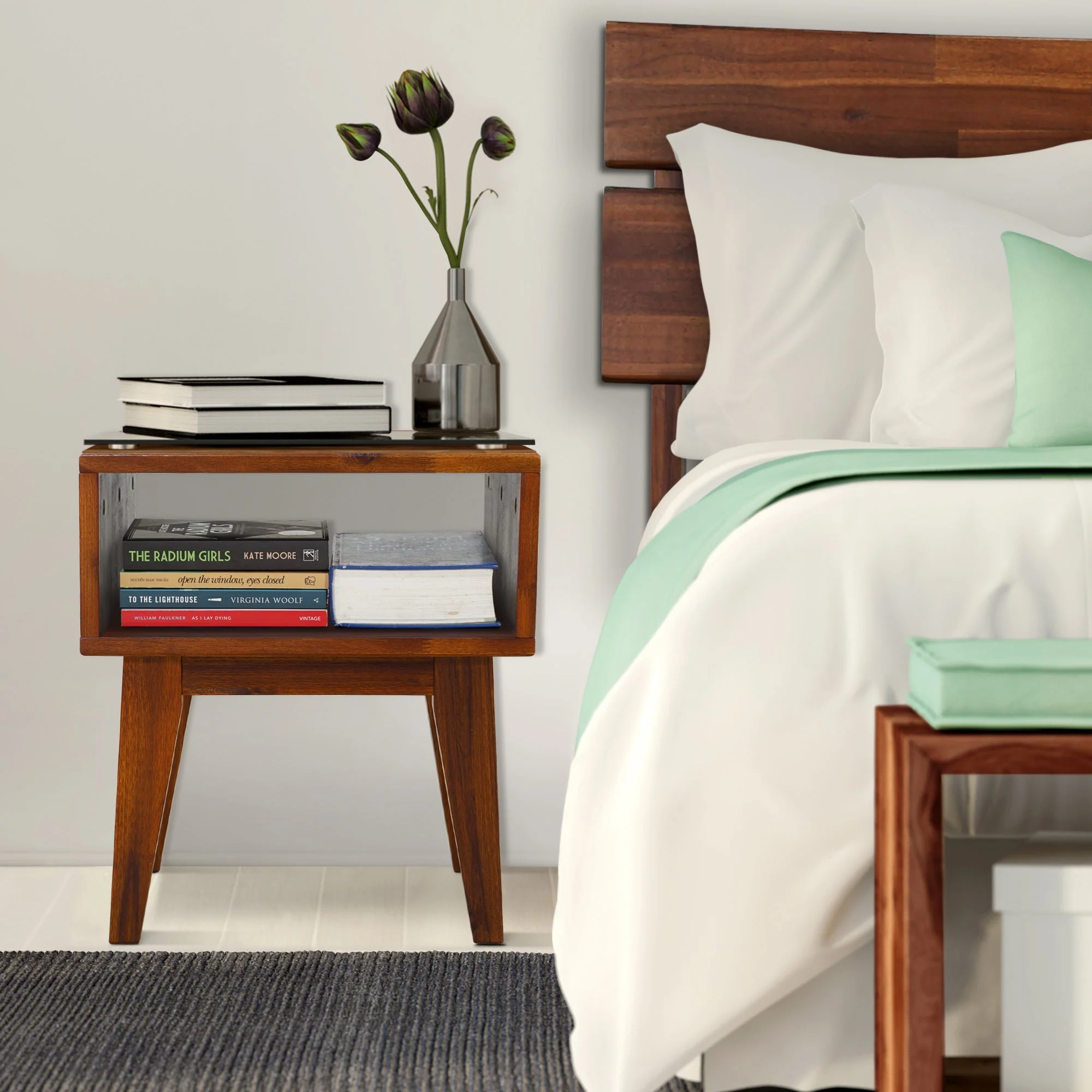 Acacia Serena Solid Wood Nightstand - Image 22