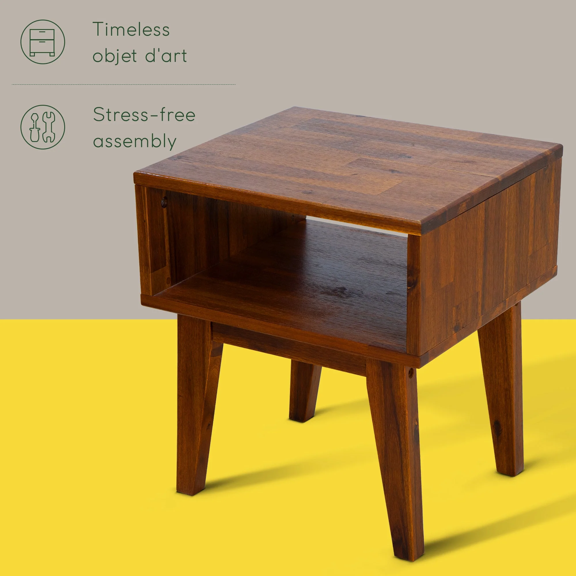 Acacia Serena Solid Wood Nightstand - Image 24