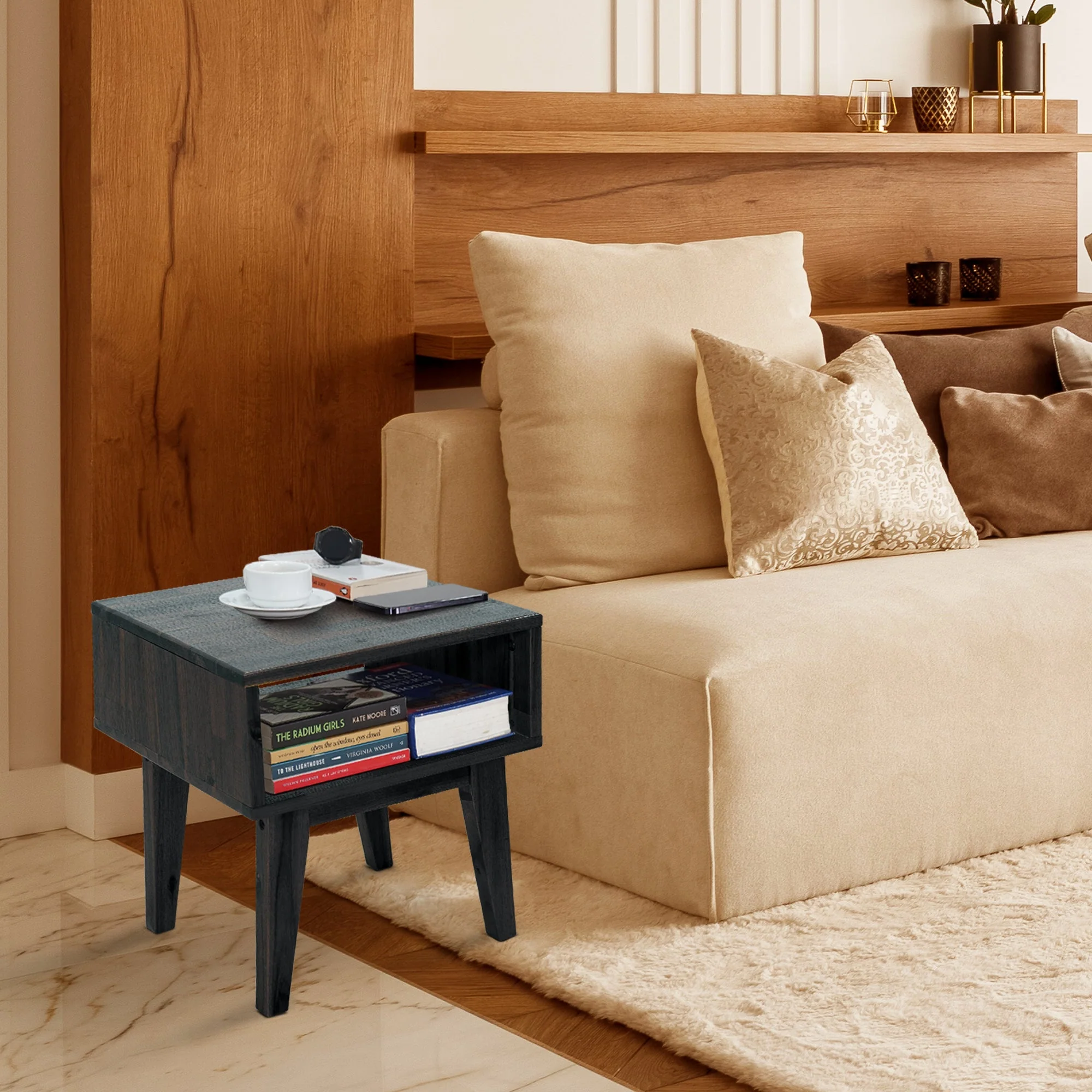Acacia Serena Solid Wood Nightstand - Image 32
