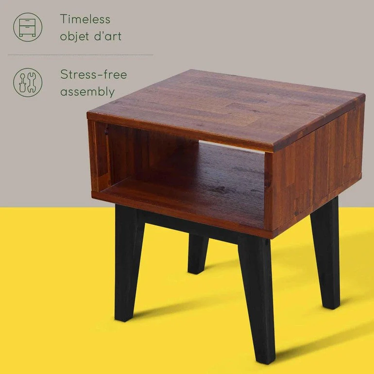 Acacia Serena Solid Wood Nightstand - Image 5