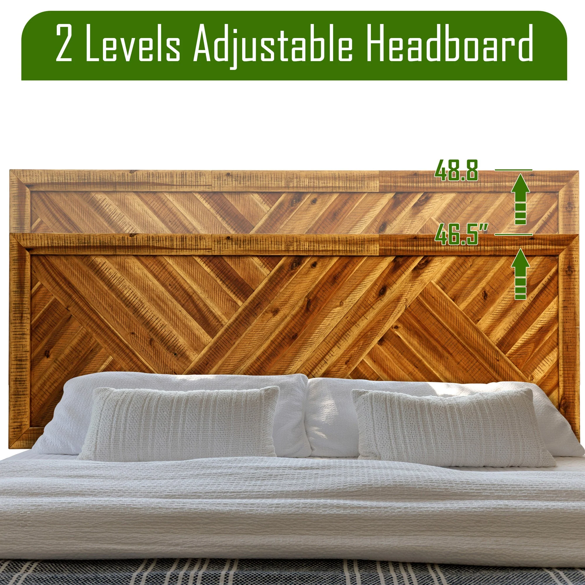 Acacia Sierra Deluxe Solid Wood Bed Frame - Image 21