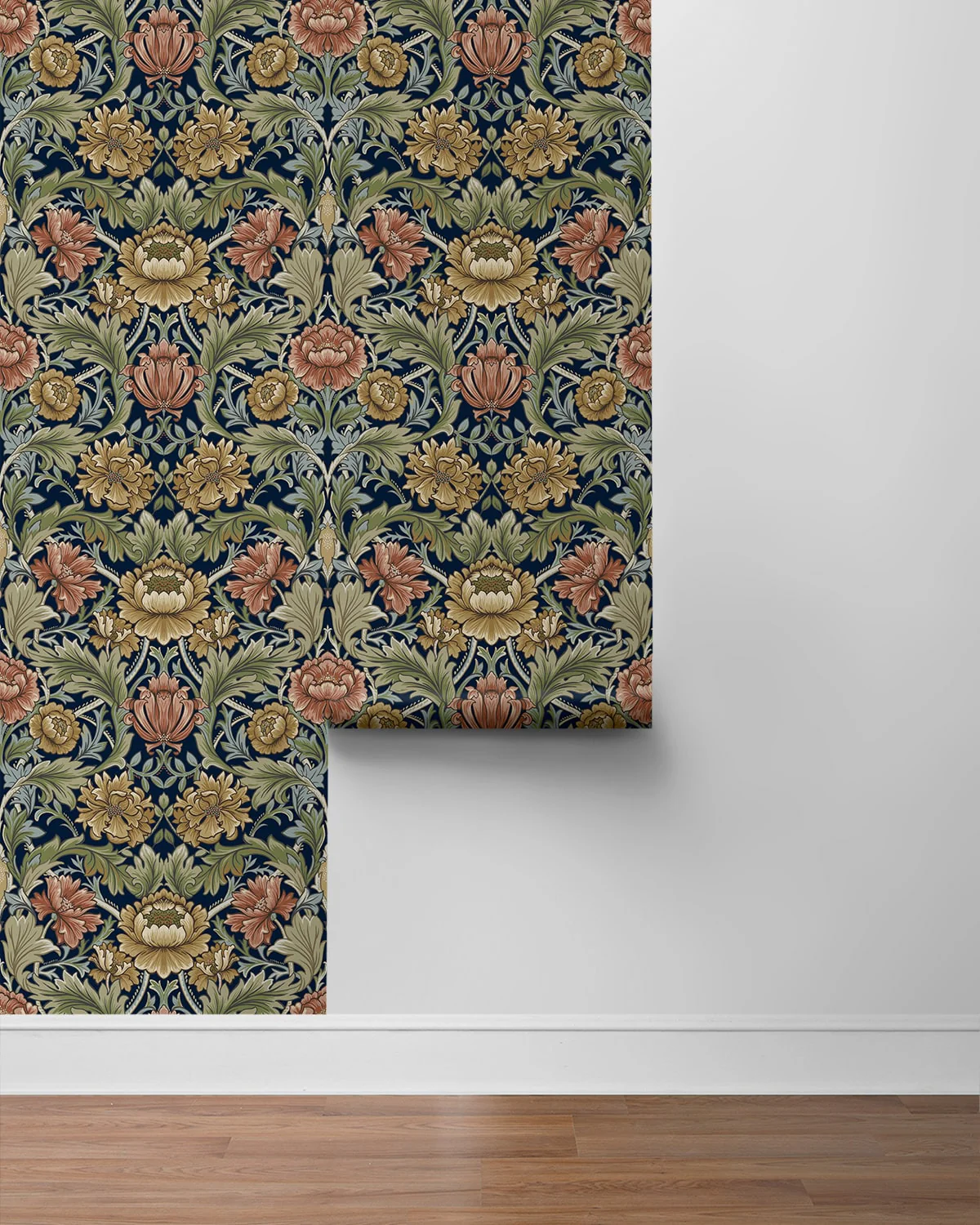 Acanthus Floral Cameo Peel and Stick Removable Wallpaper - Image 14