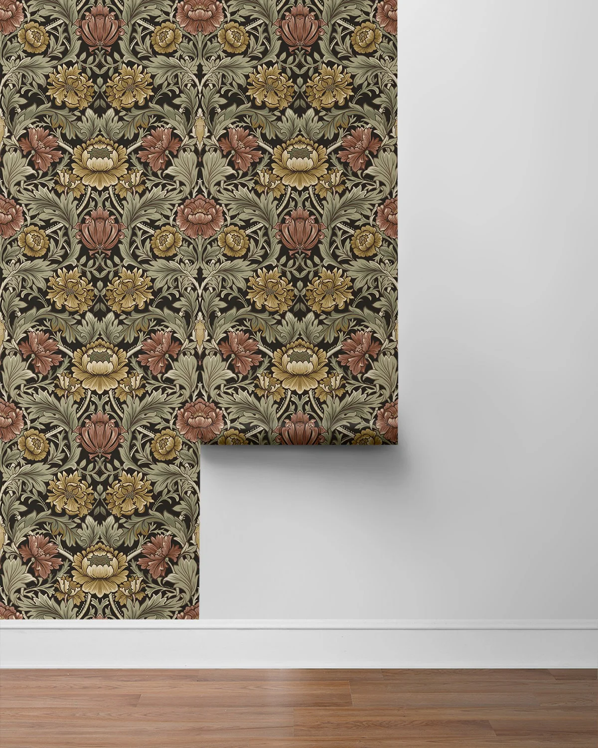 Acanthus Floral Cameo Peel and Stick Removable Wallpaper - Image 21