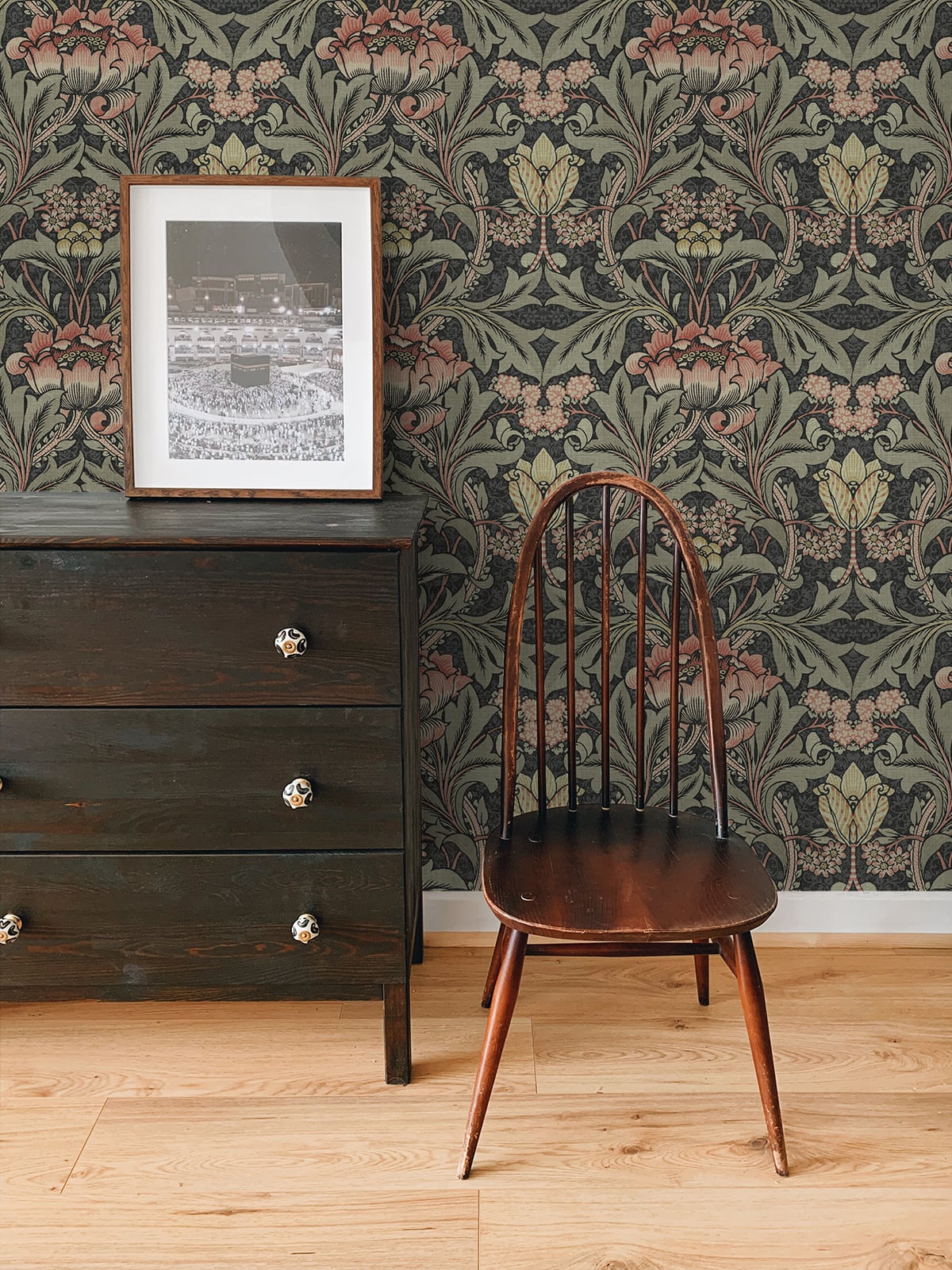Acanthus Floral Peel and Stick Removable Wallpaper - Image 9