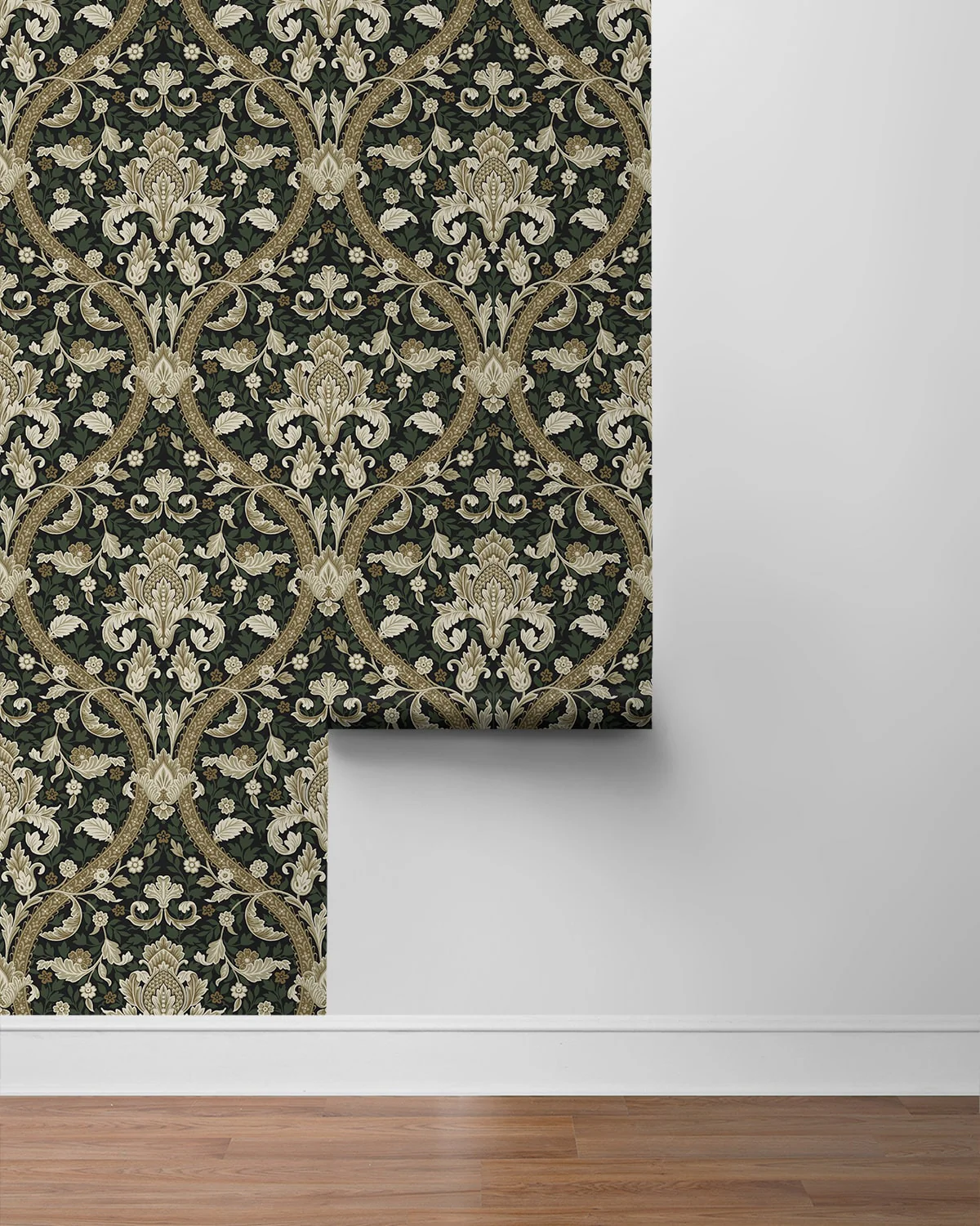 Acanthus Ogee Premium Peel and Stick Removable Wallpaper - Image 25