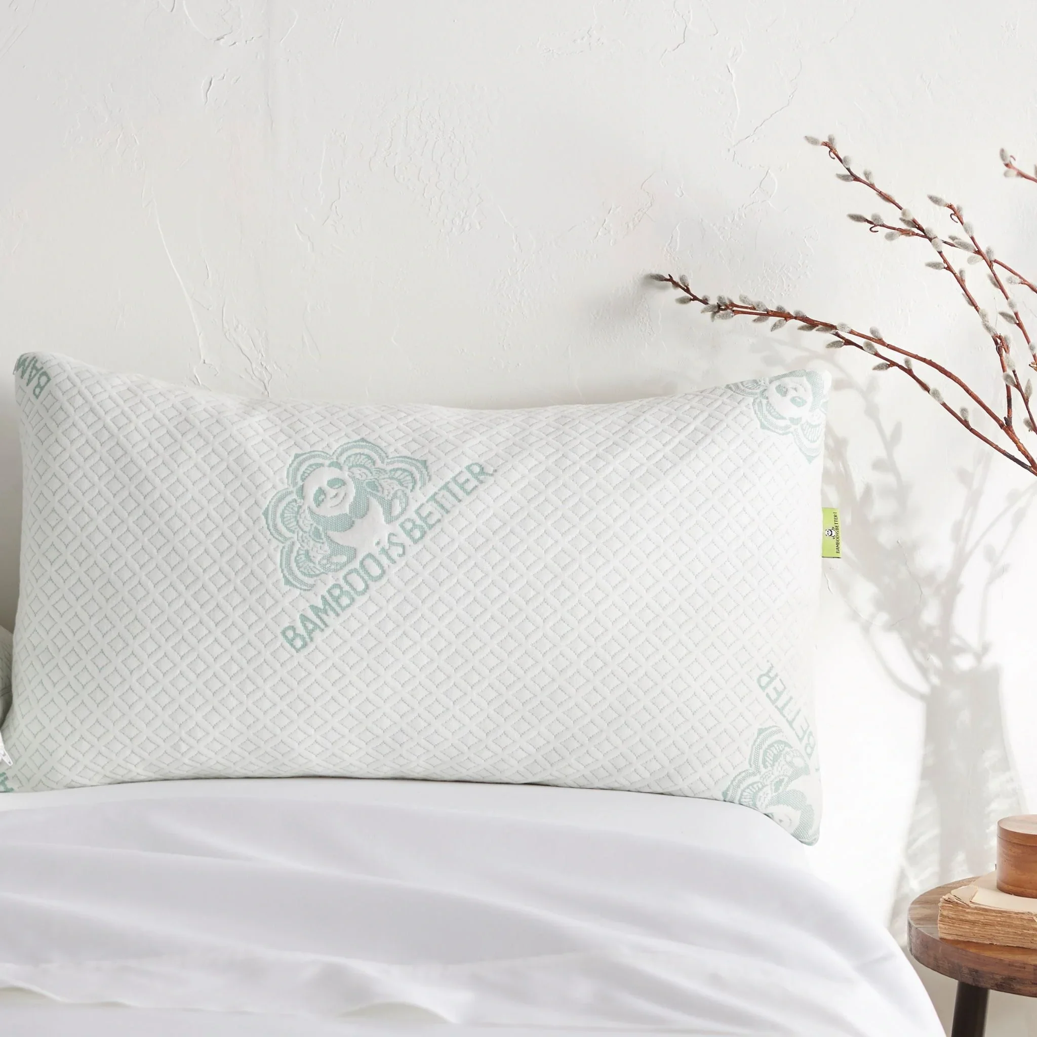 Adjustable Bamboo Cooling Pillow | Bed Pillows - Image 3