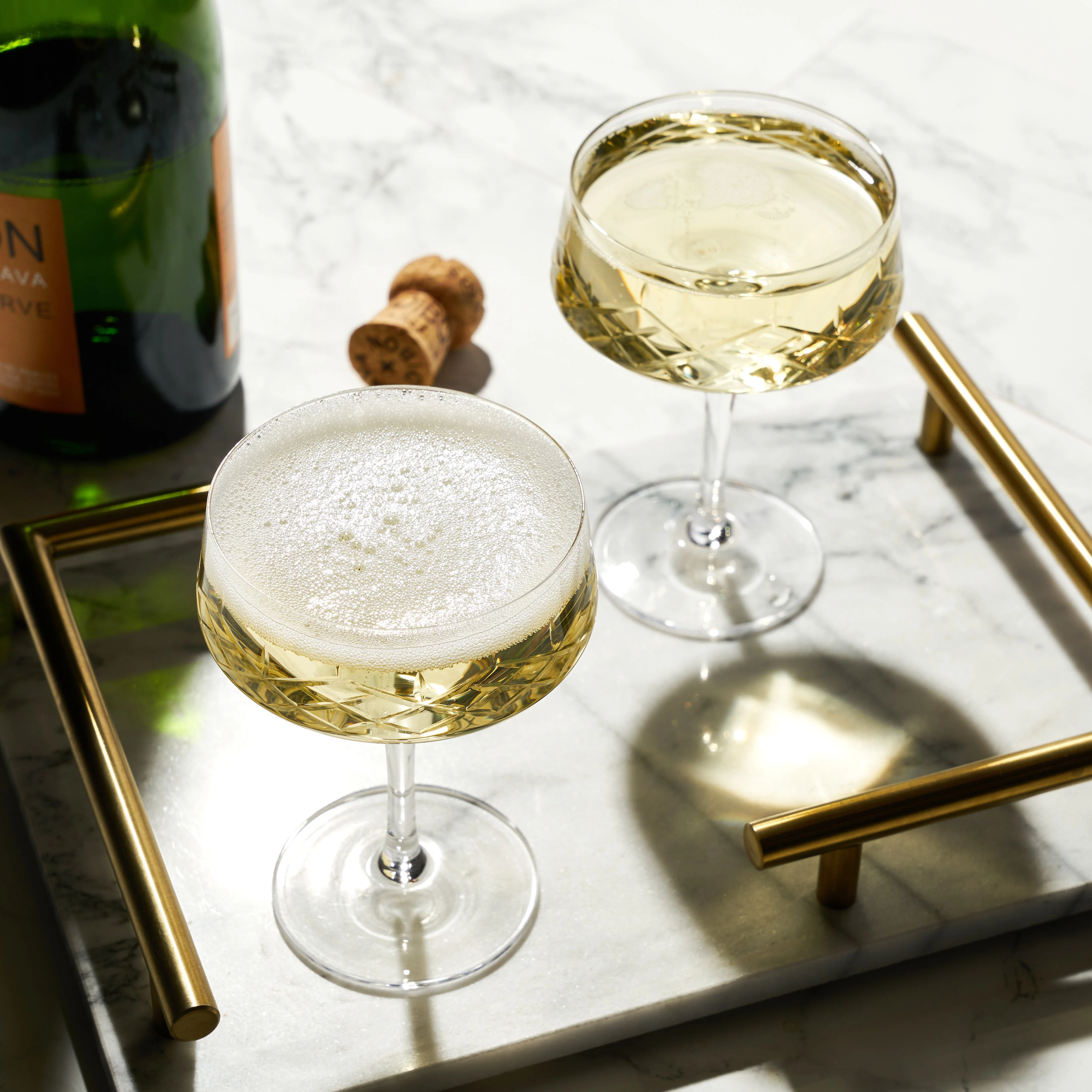 Admiral Crystal Coupe Glasses - Image 2