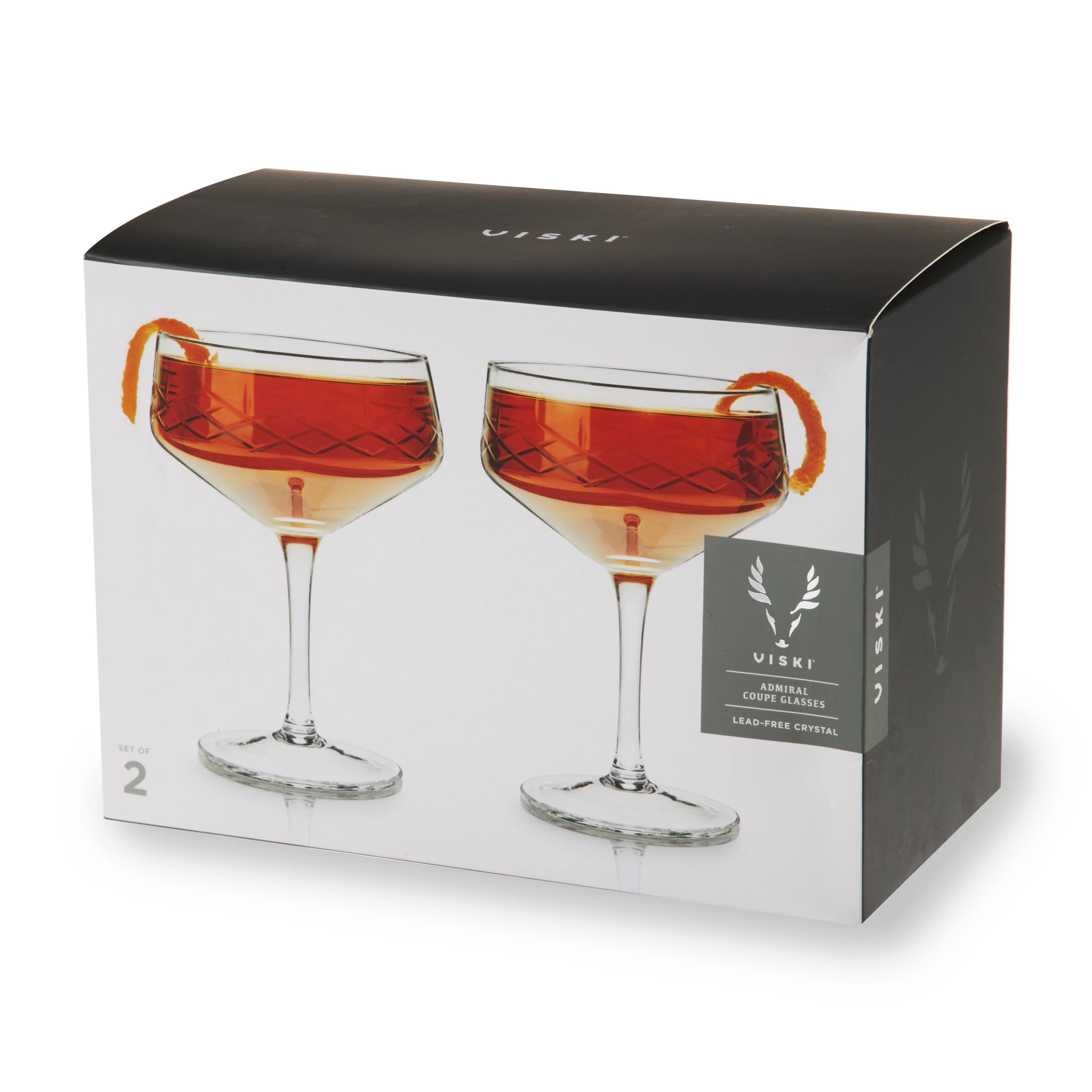 Admiral Crystal Coupe Glasses - Image 7