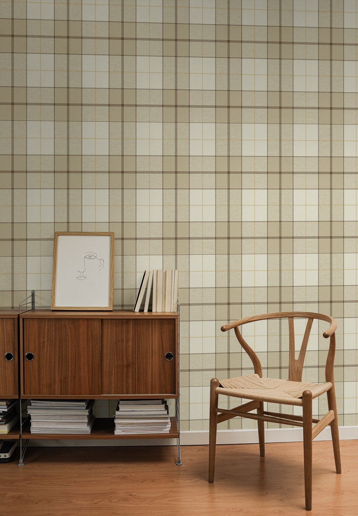 Altarinda Plaid Premium Peel and Stick Removable Wallpaper - Image 10
