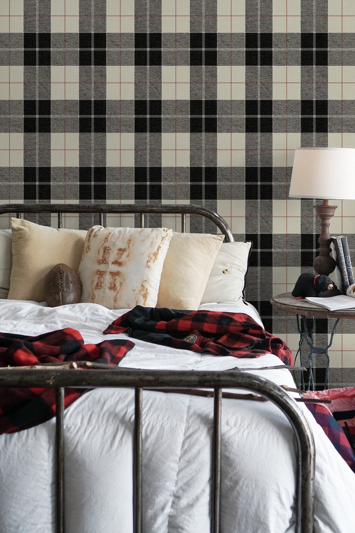 Altarinda Plaid Premium Peel and Stick Removable Wallpaper - Image 5