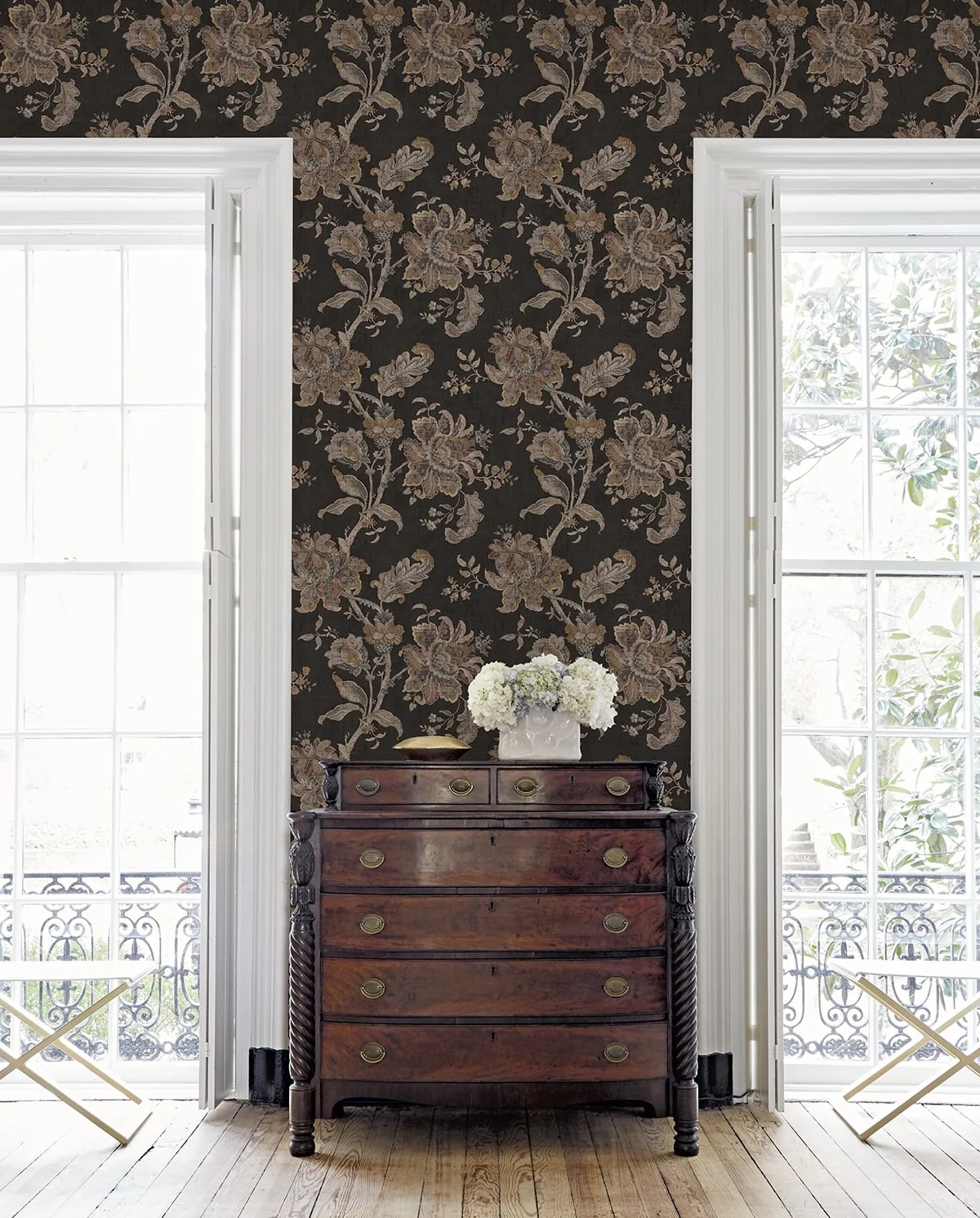 Anelda Jacobean Peel and Stick Removable Wallpaper - Image 4