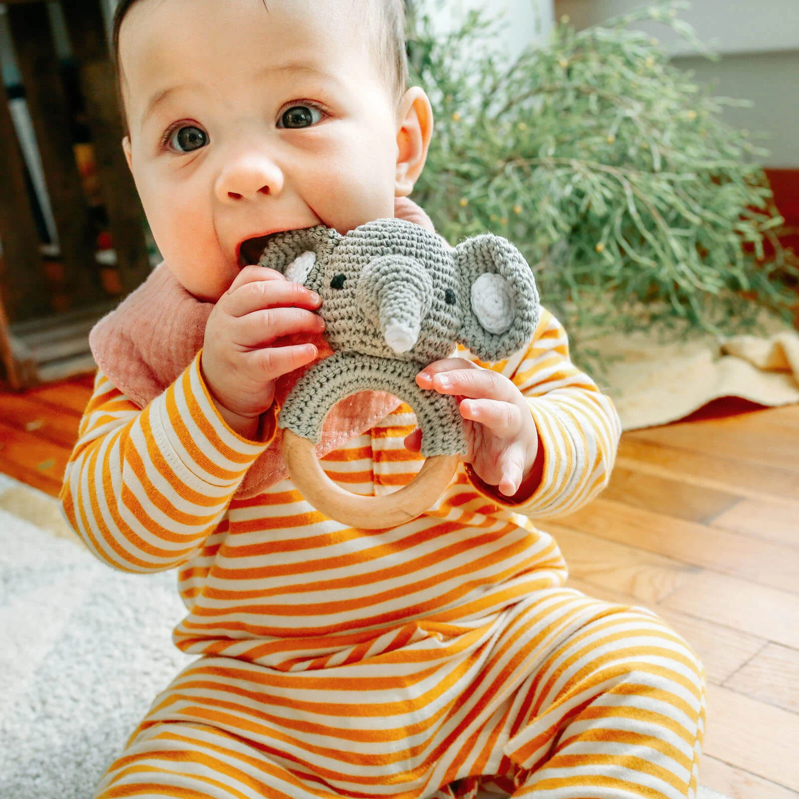 Animal Wooden Rattle Teether - Image 9