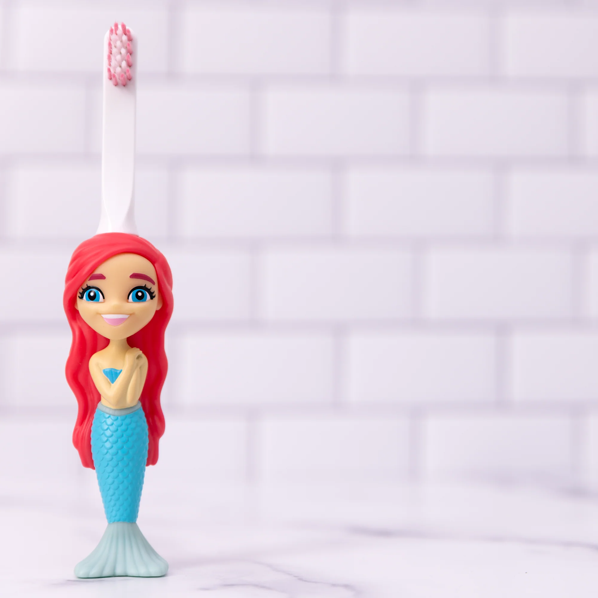 Aqua the Mermaid Toothbrush for Kids With Toy Fun - Image 7